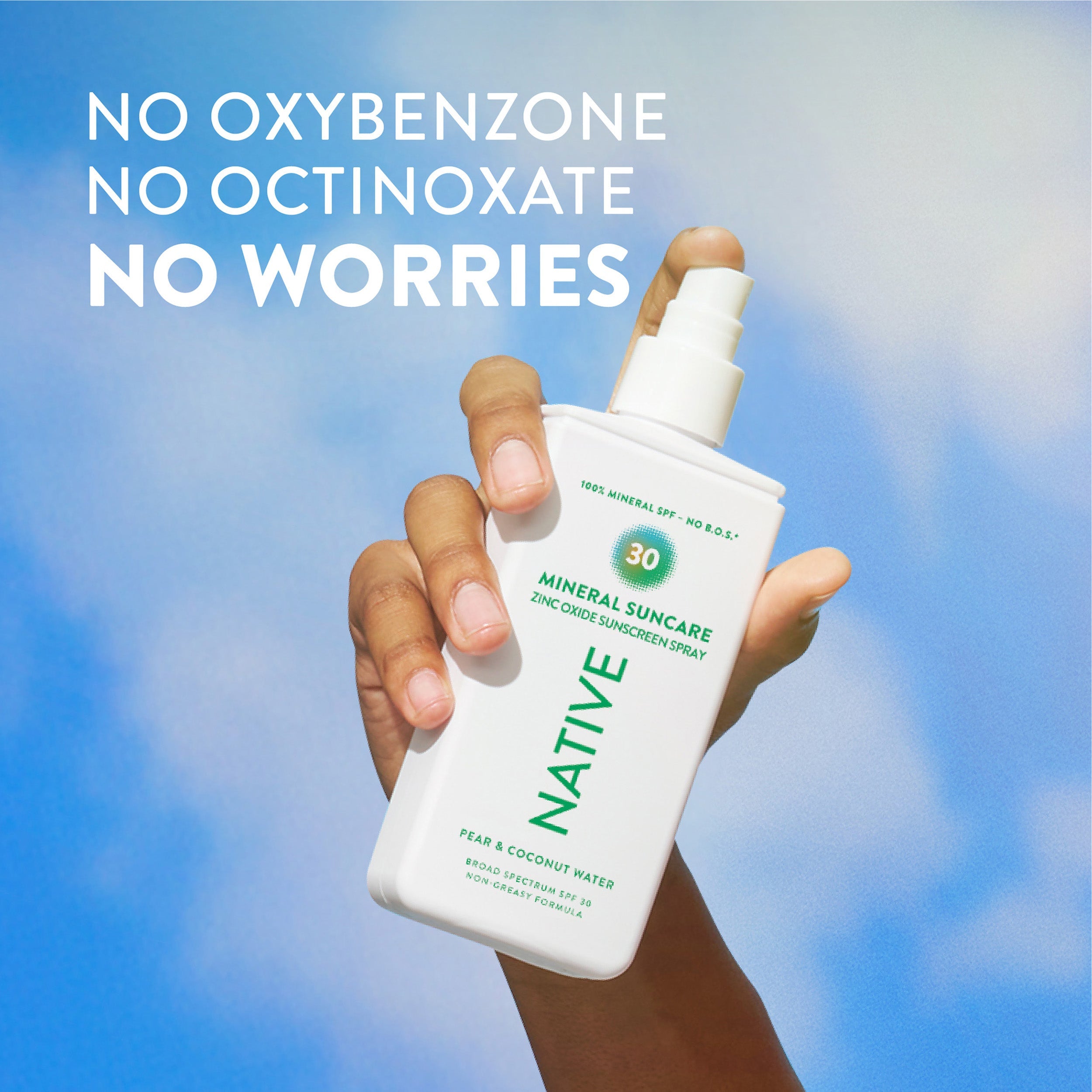 Sunscreen Spritz Pear and Coconut Water Daily Routine