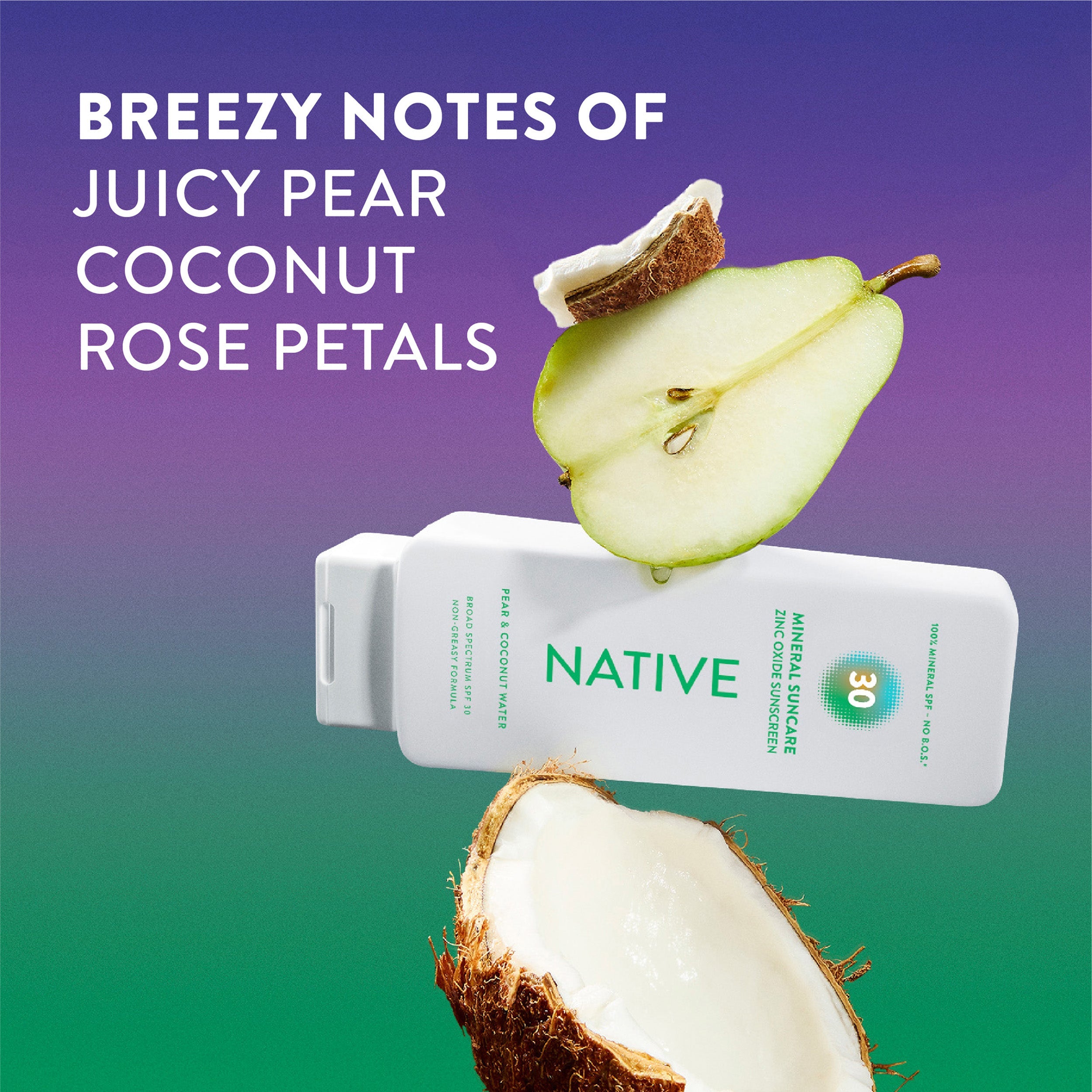 Sunscreen Lotion Pear and Coconut Water Daily Routine