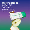 Sunscreen Spritz Pear and Coconut Water Daily Routine