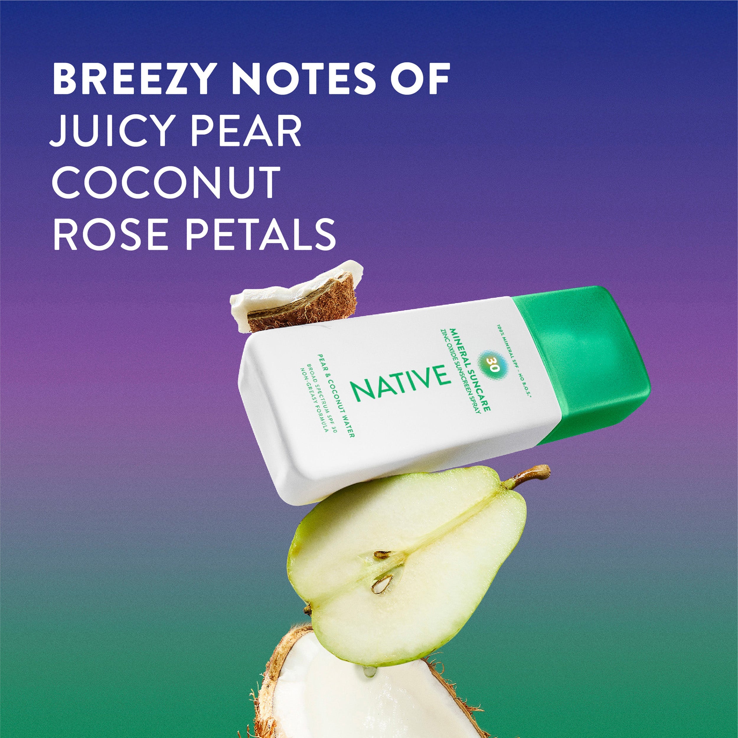 Sunscreen Spritz Pear and Coconut Water Daily Routine