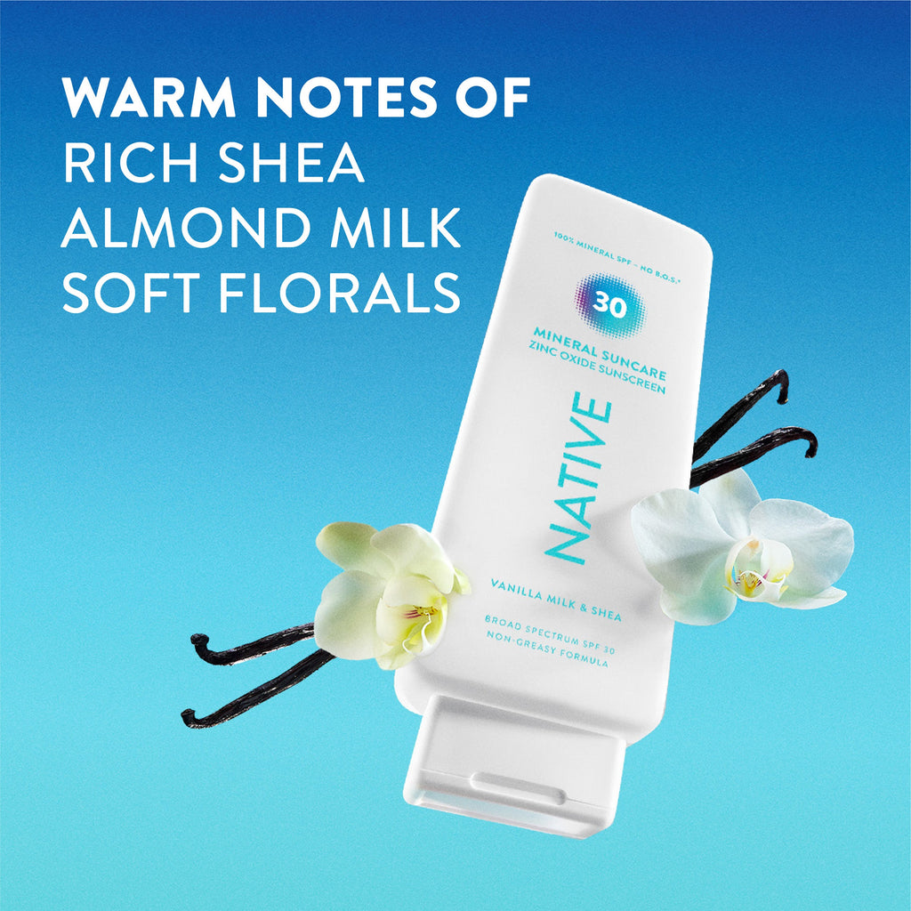 Sunscreen Lotion Vanilla Milk and Shea Daily Routine