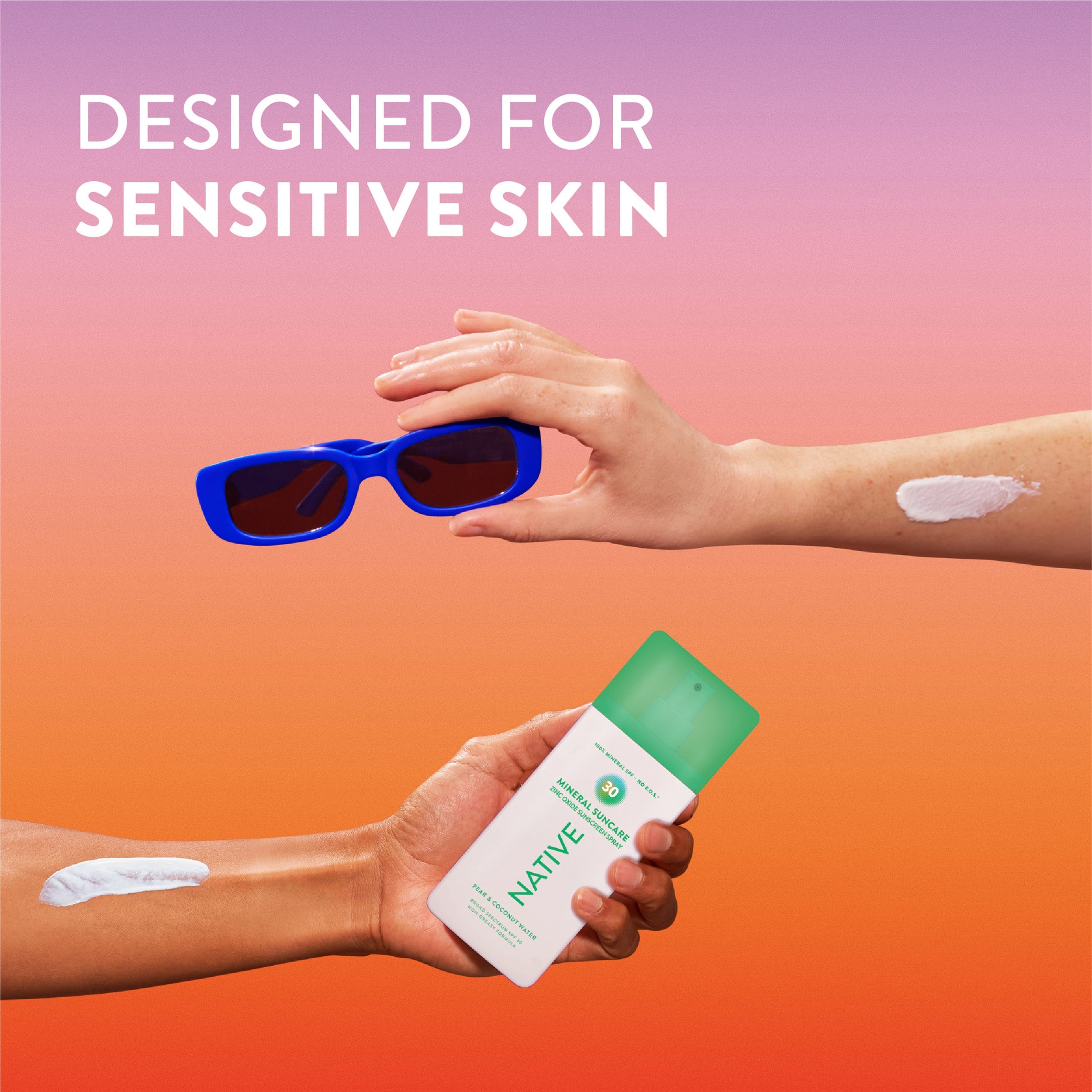 Sunscreen Spritz Pear and Coconut Water Daily Routine