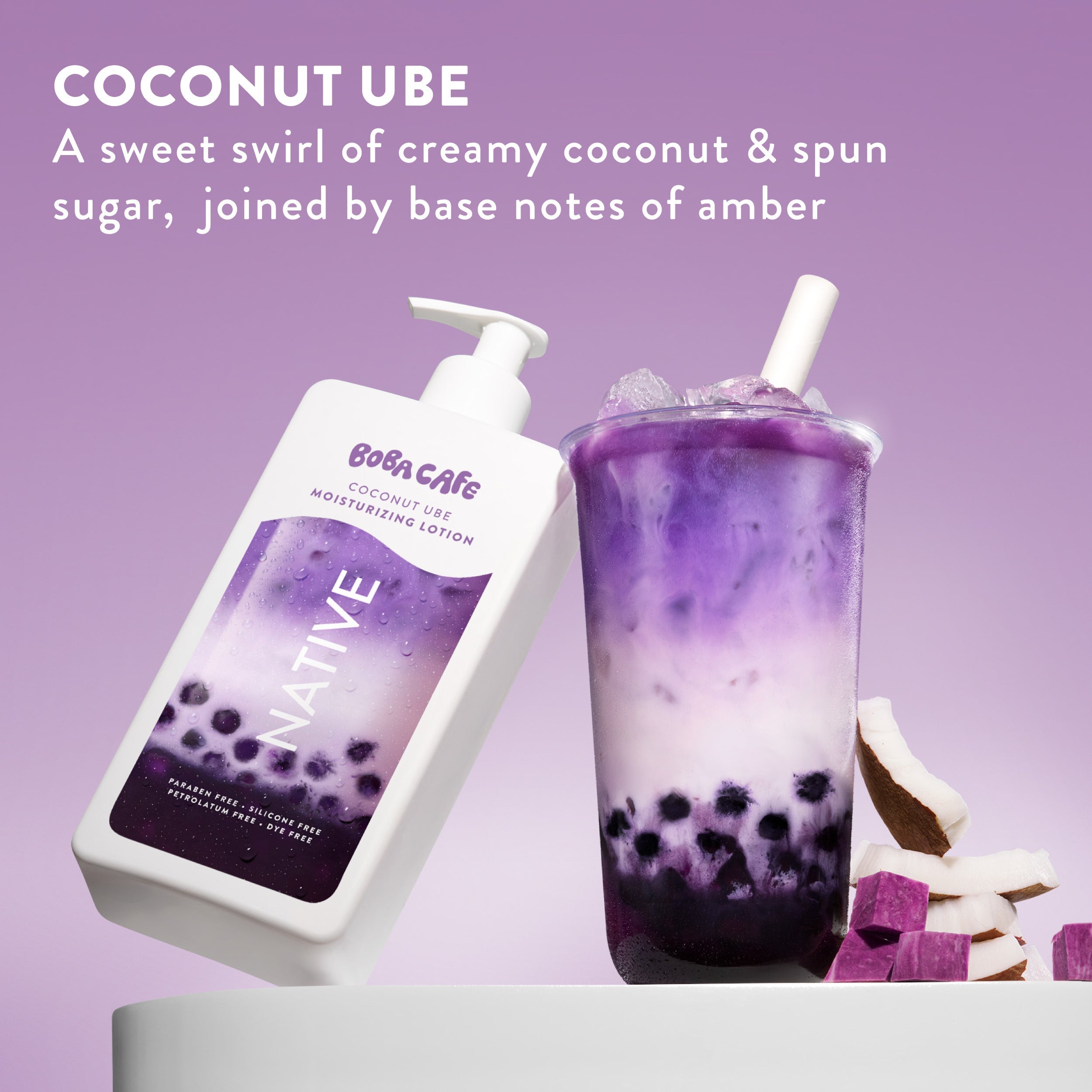 Body Lotion Limited Edition Coconut Ube 16.5oz Daily Routine