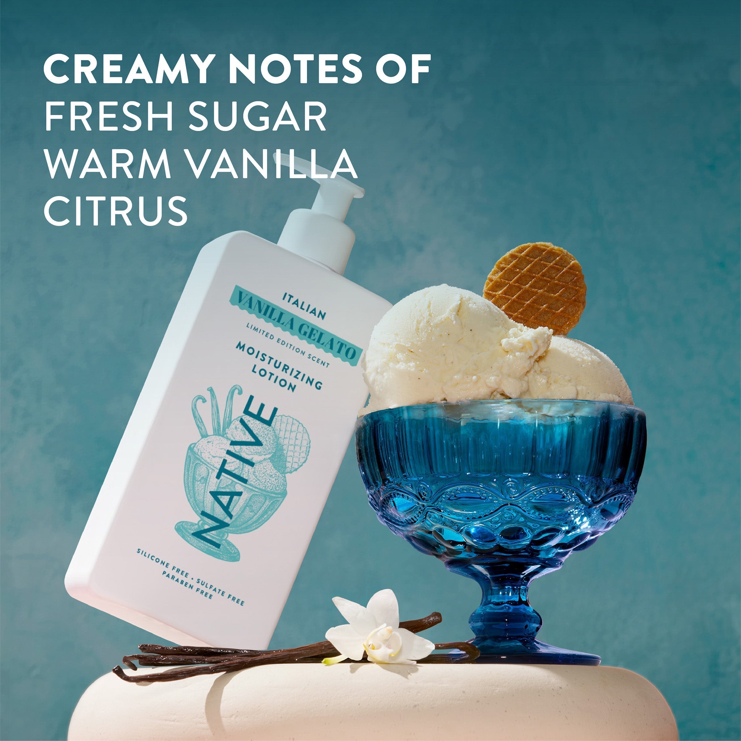 Body Lotion Limited Edition Italian Vanilla Gelato 16.5oz Daily Routine