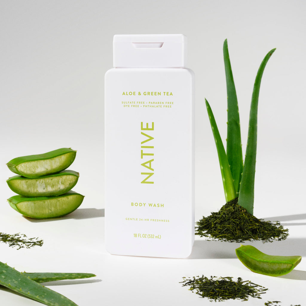 Body Wash Classic Aloe and Green Tea 18oz Daily Routine