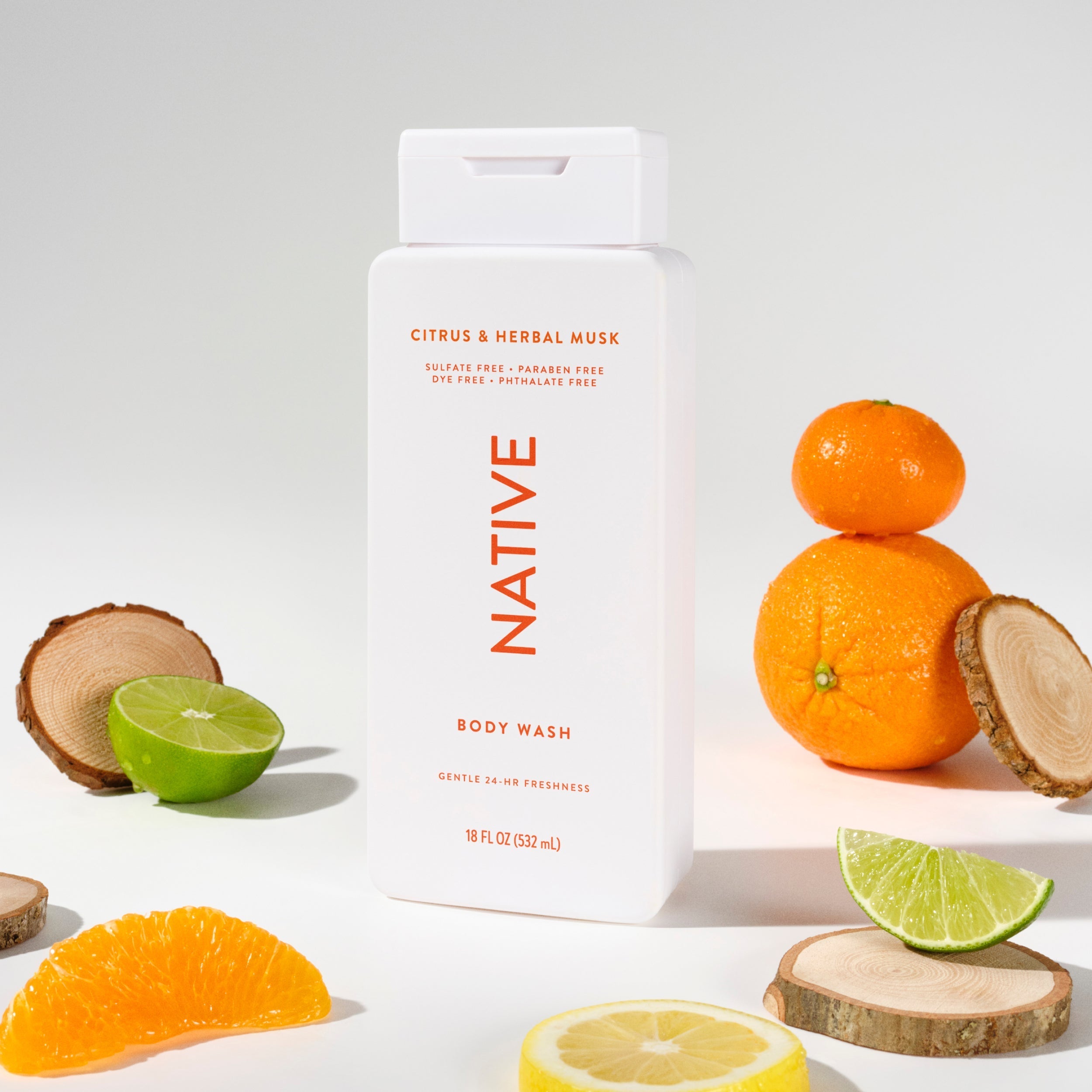 Body Wash Classic Citrus and Herbal Musk 18oz Daily Routine