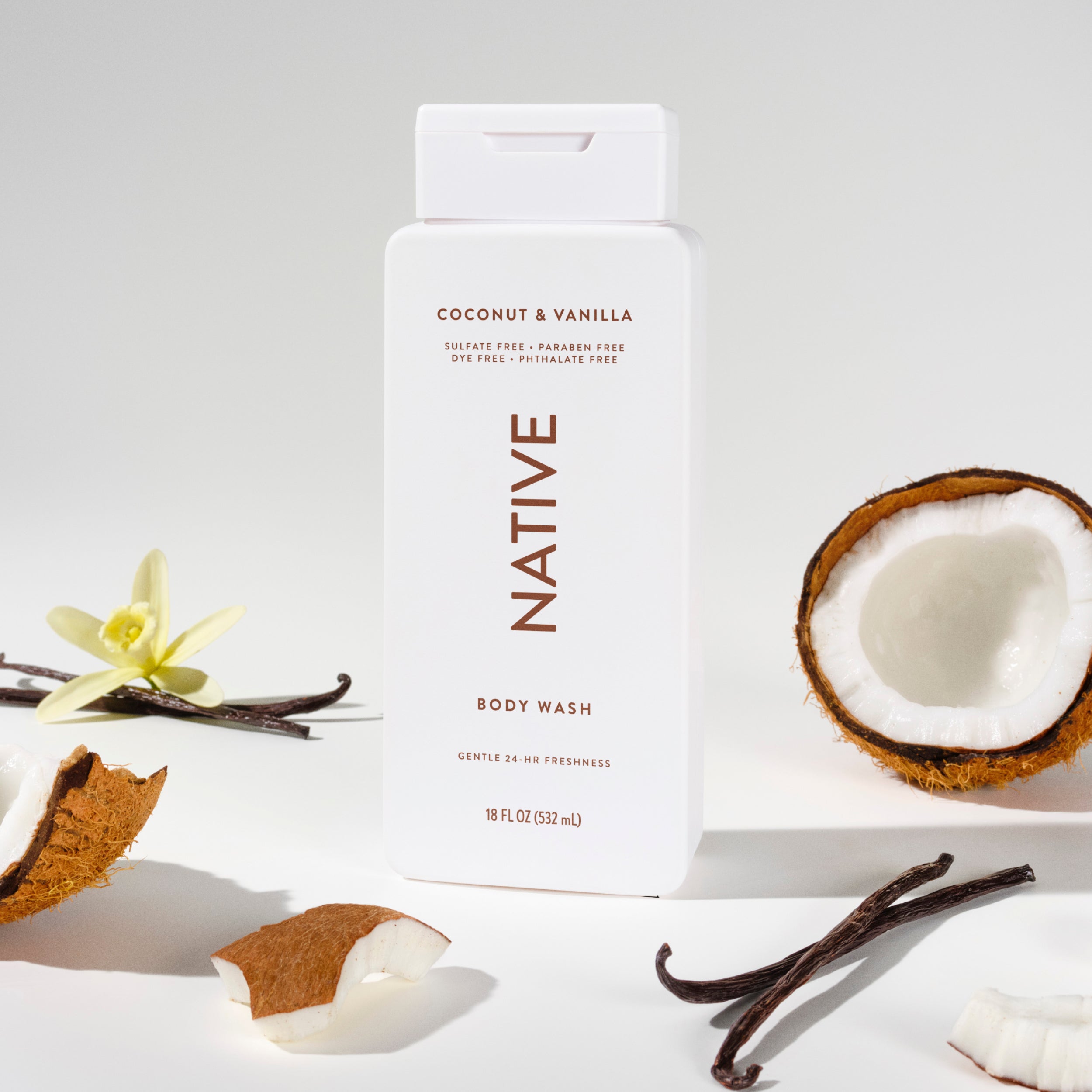 Body Wash Classic Coconut and Vanilla 18oz Daily Routine