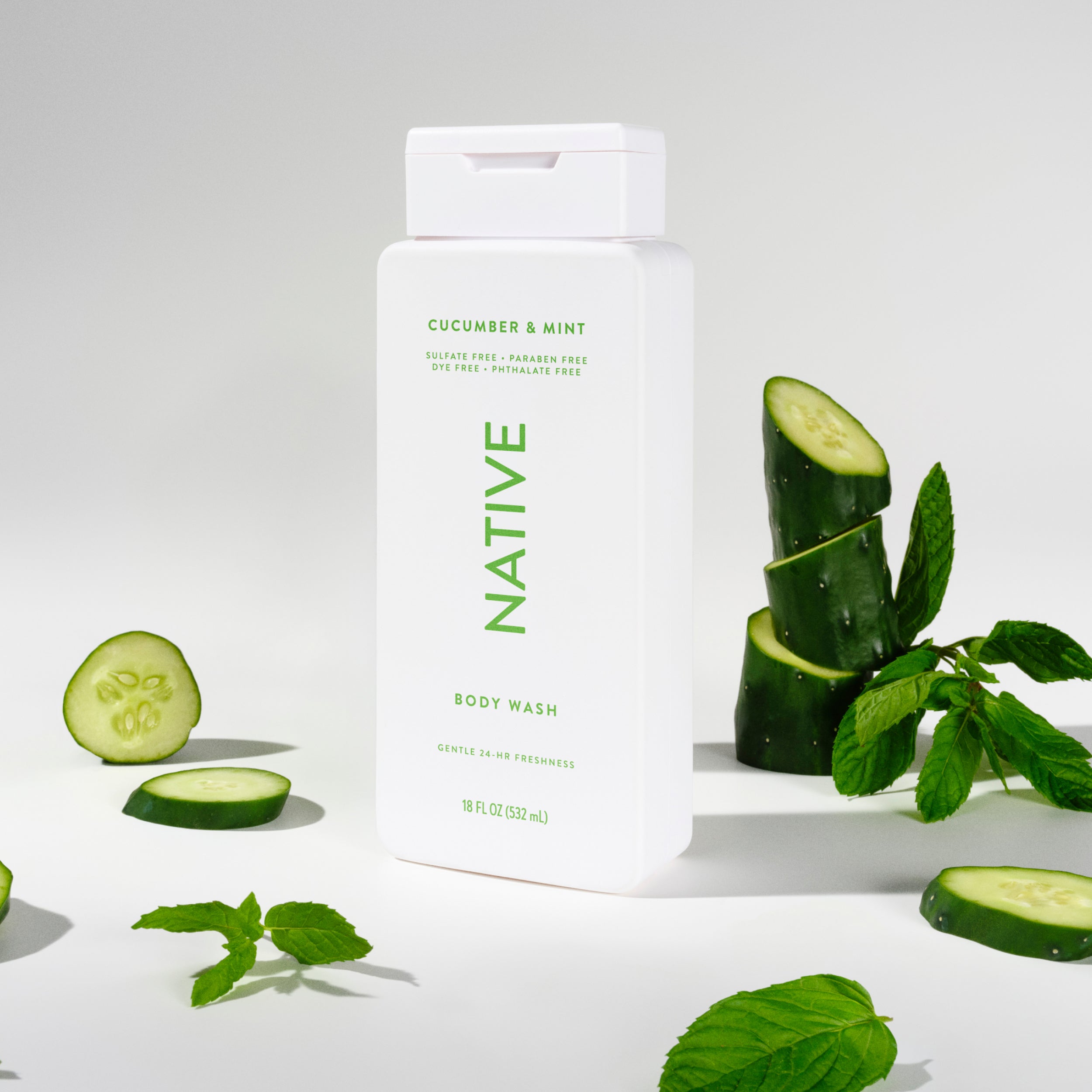 Body Wash Classic Cucumber and Mint 18oz Daily Routine