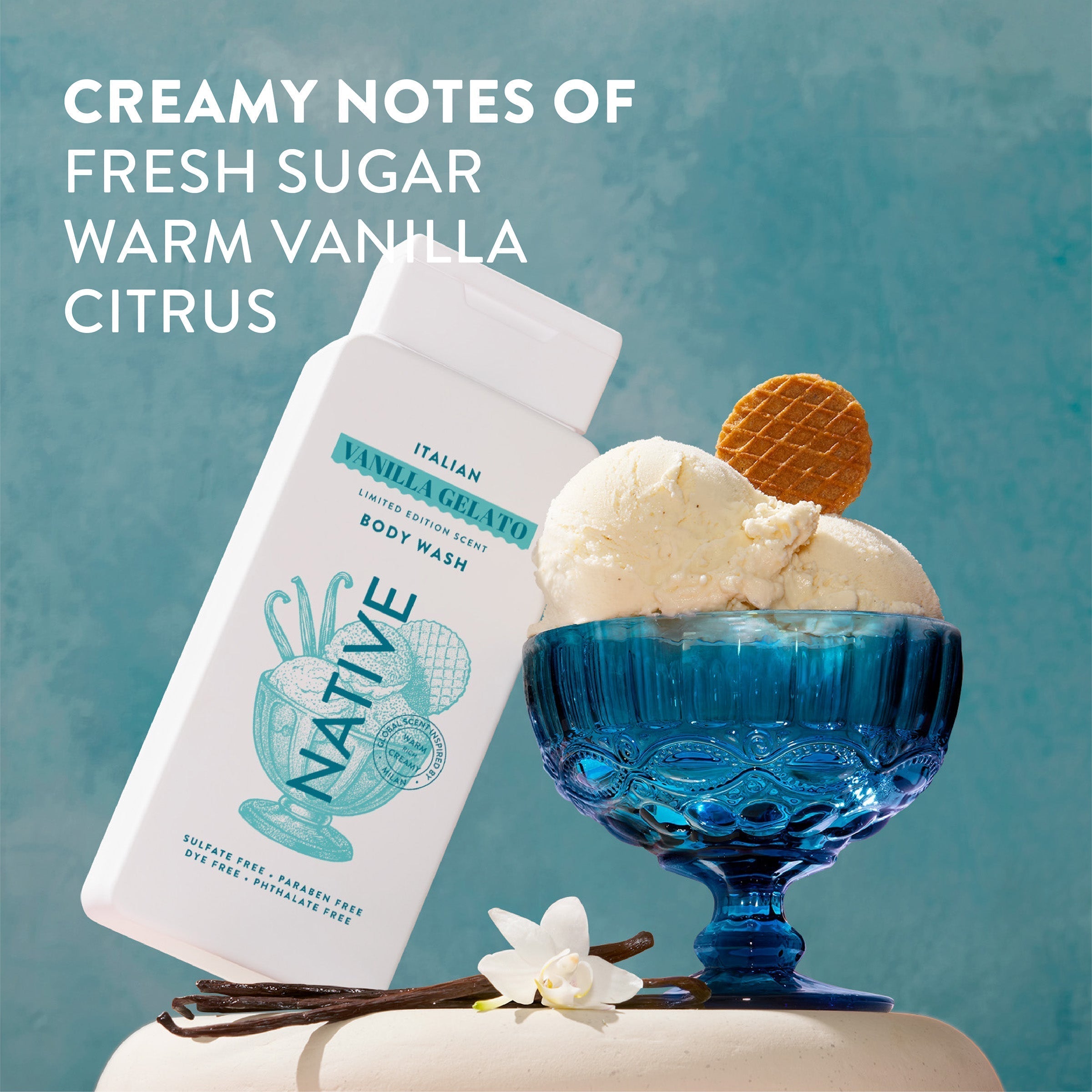 Body Wash Limited Edition Italian Vanilla Gelato 18oz Daily Routine