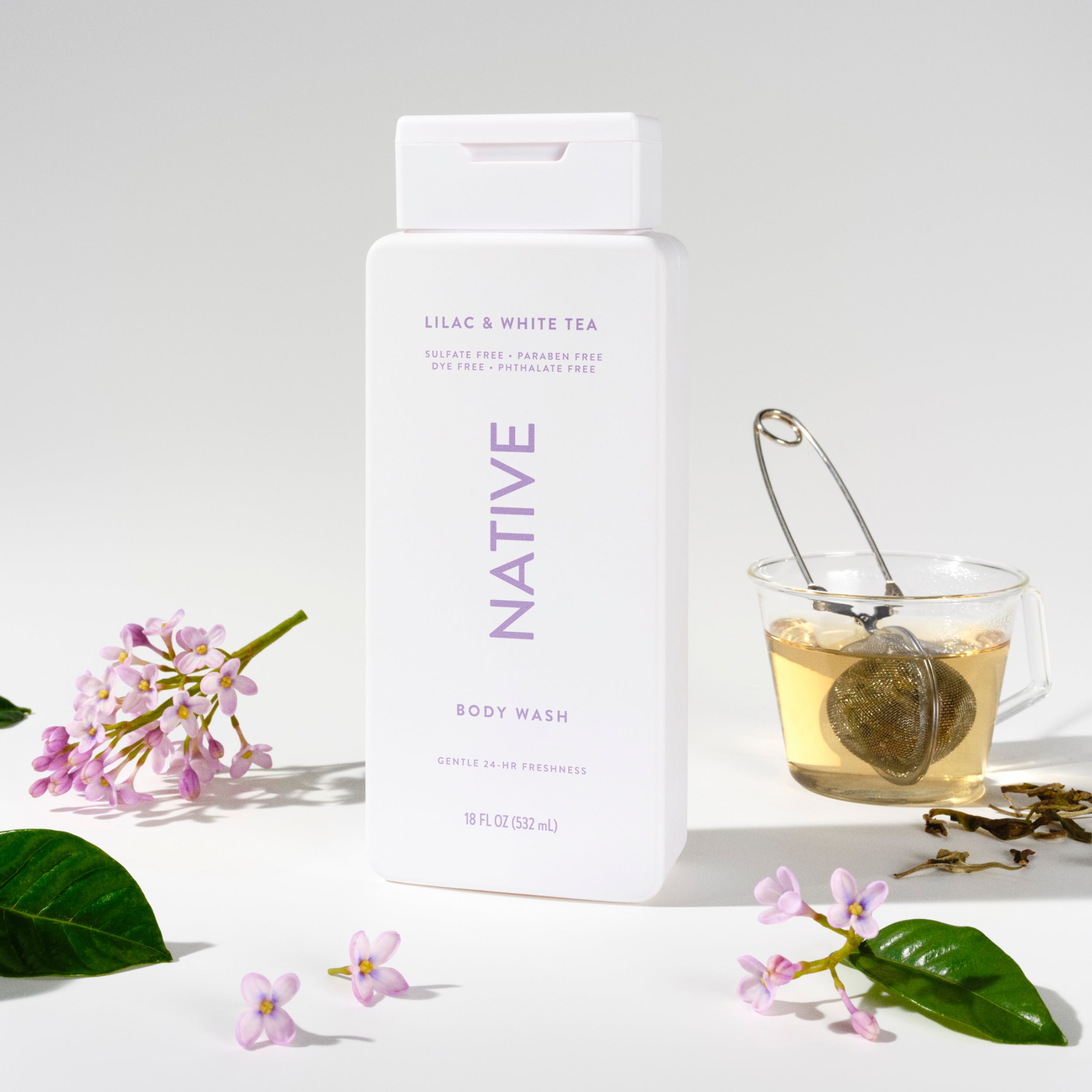 Body Wash Classic Lilac and White Tea 18oz Daily Routine