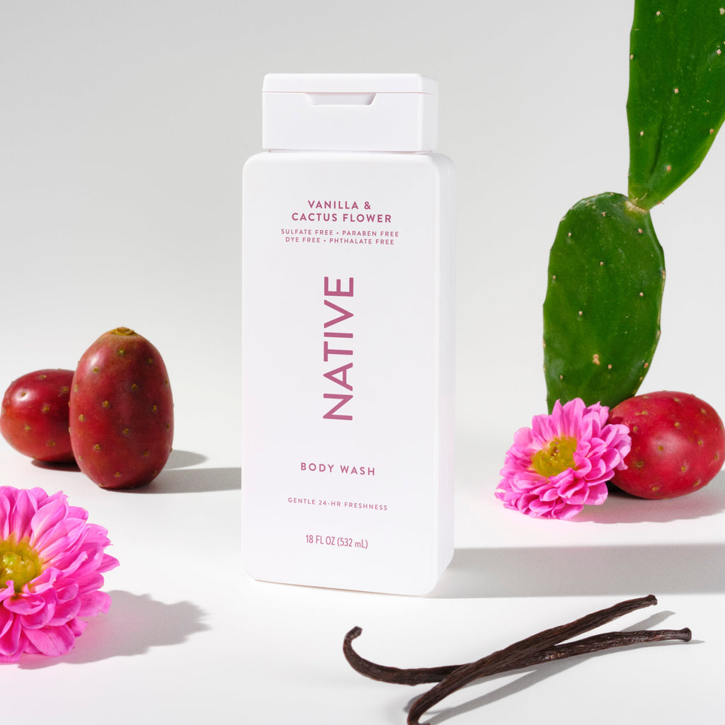 Body Wash Classic Vanilla and Cactus Flower 18oz Daily Routine