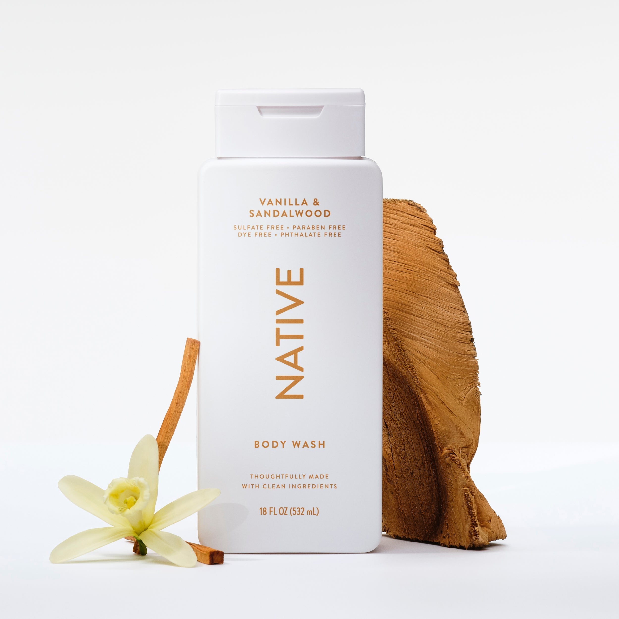 Body Wash Classic Vanilla and Sandalwood 18oz Daily Routine