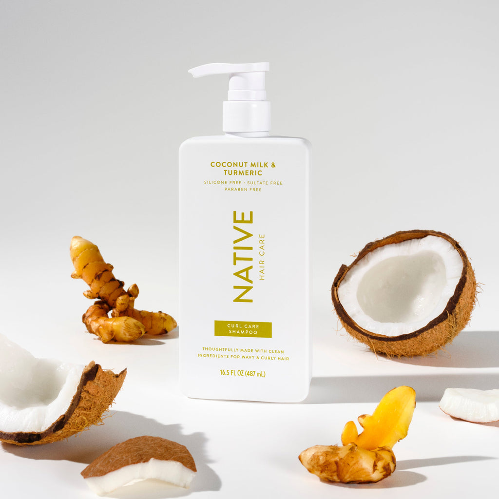 Curl Care Shampoo Classic Coconut Milk and Turmeric 16.5oz Daily Routine