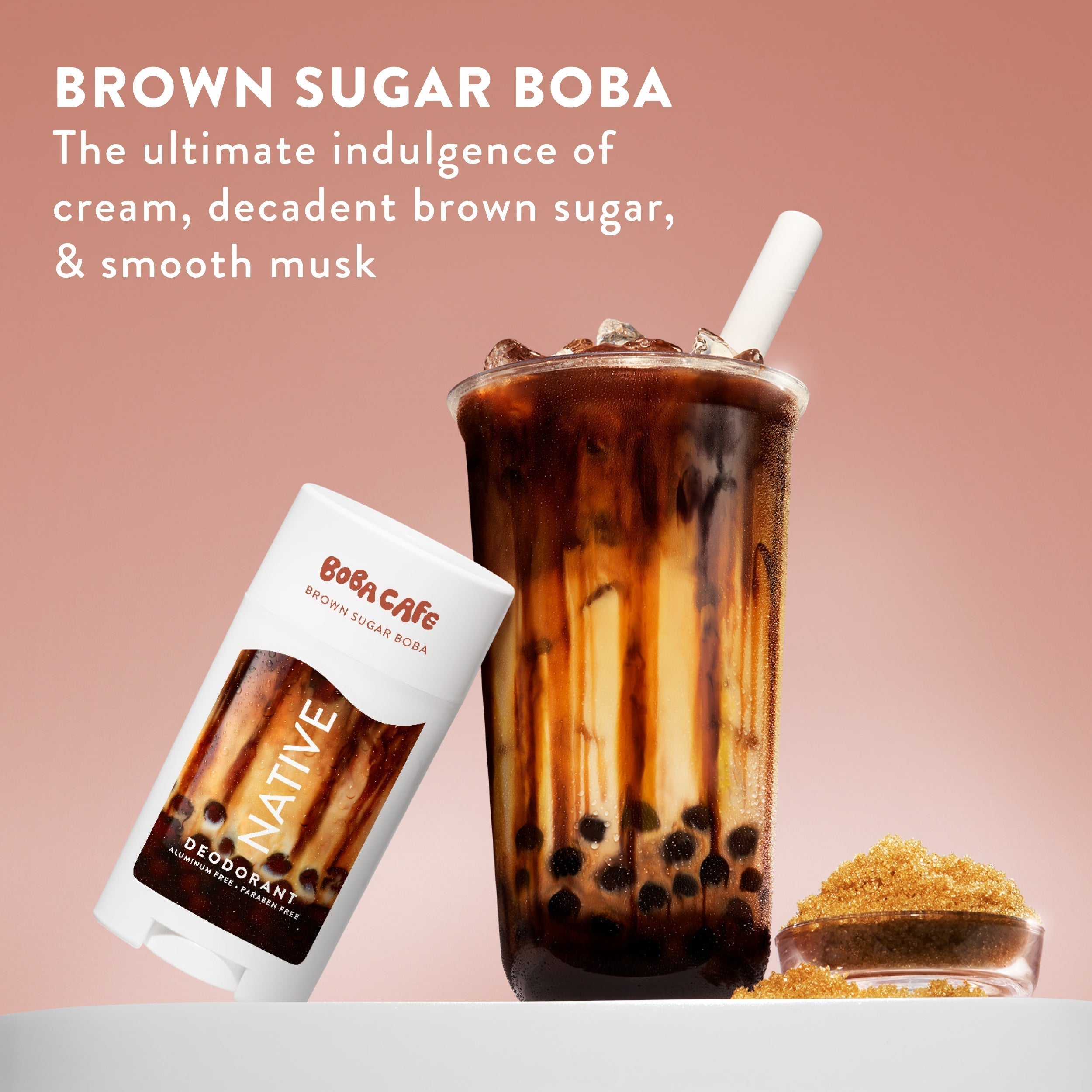 Deodorant Stick Limited Edition Brown Sugar Boba 2.65oz Daily Routine