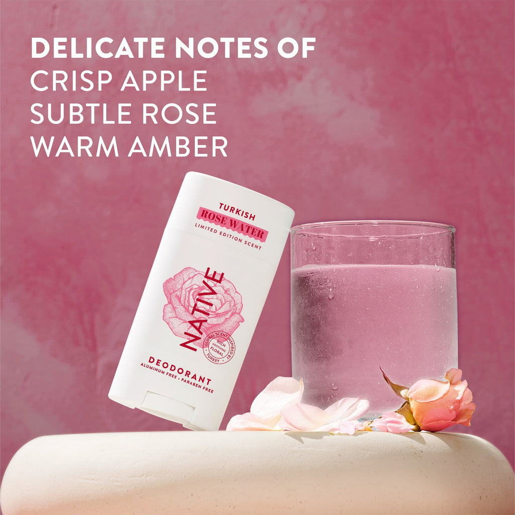 Deodorant Stick Limited Edition Turkish Rose Water 2.65oz Daily Routine