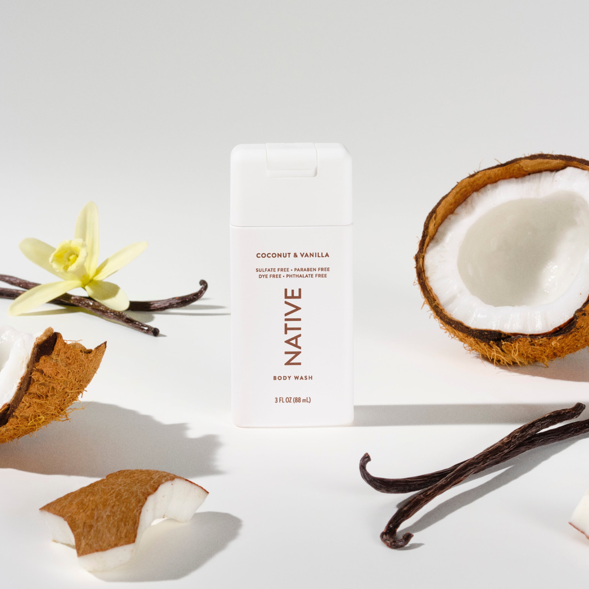 Mini Body Wash Classic Coconut and Vanilla 3oz Daily Routine