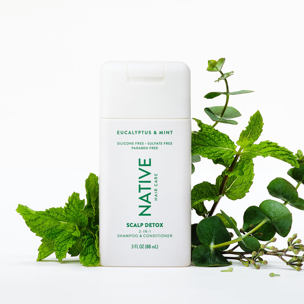 Mini Scalp Clarifying 2 in 1 Shampoo and Conditioner Classic Eucalyptus and Mint 3oz Daily Routine