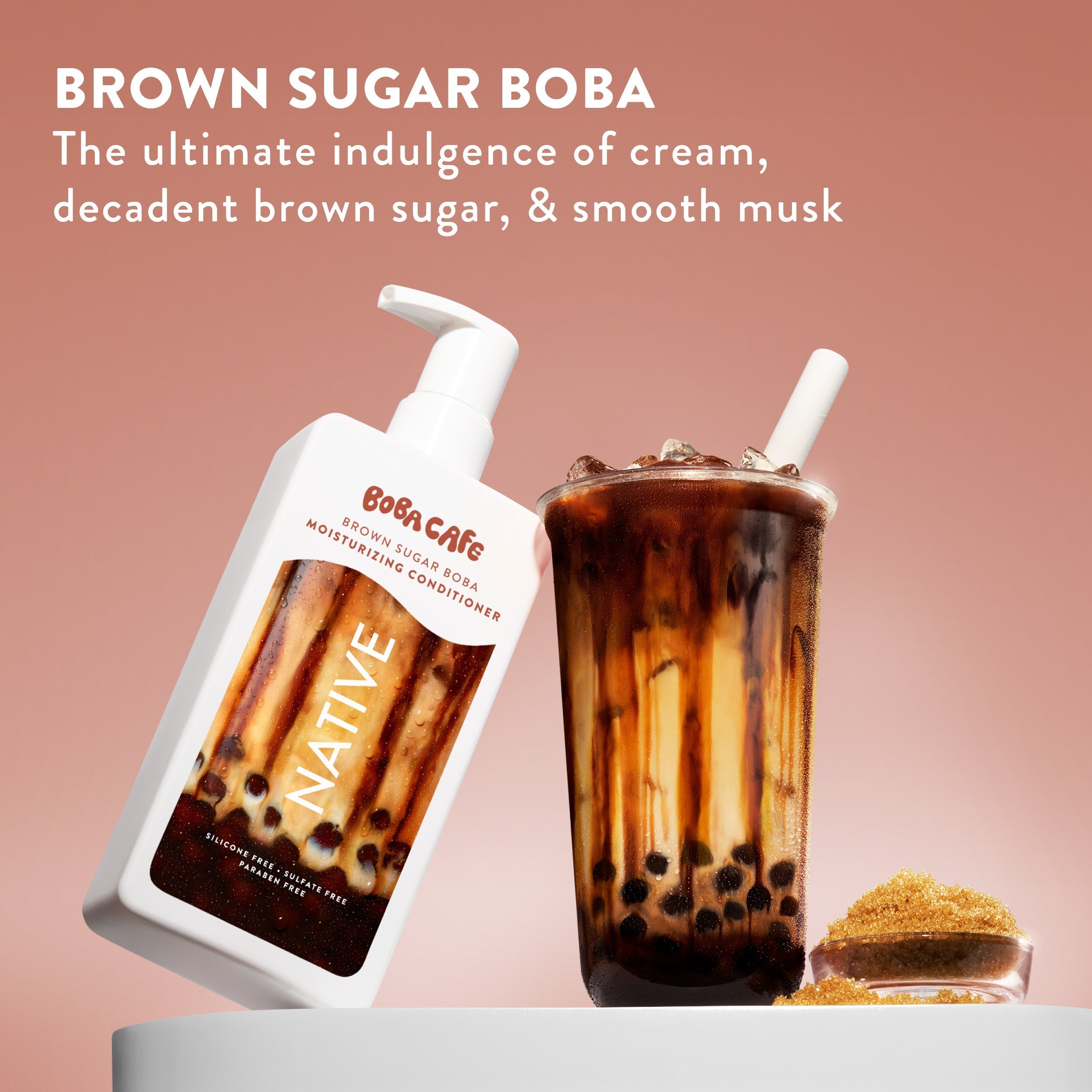 Moisturizing Conditioner Limited Edition Brown Sugar Boba 16.5oz Daily Routine