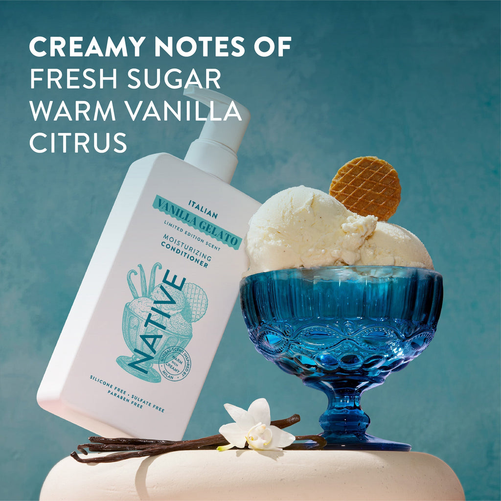 Moisturizing Conditioner Limited Edition Italian Vanilla Gelato 16.5oz Daily Routine
