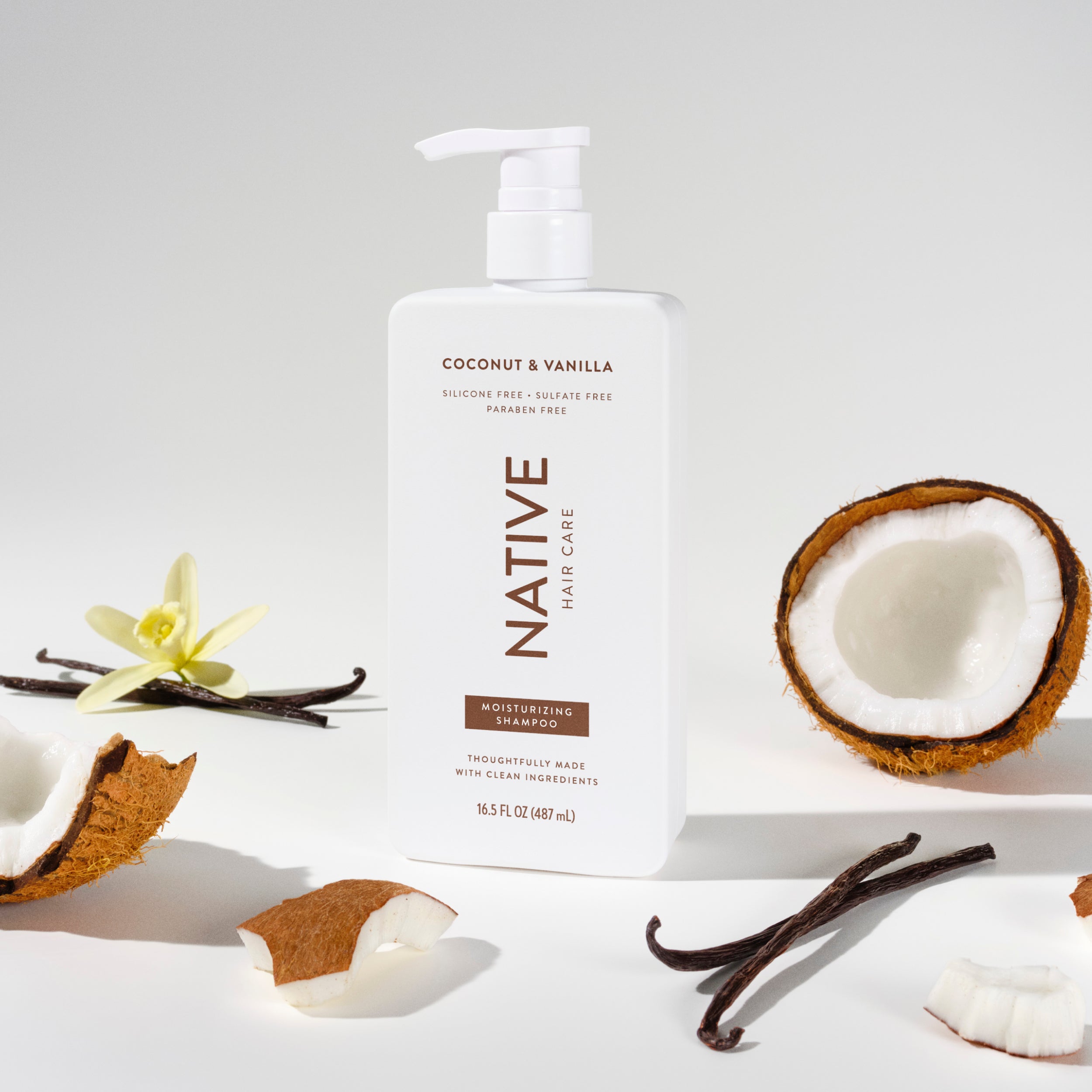 Moisturizing Shampoo Classic Coconut and Vanilla 16.5oz Daily Routine