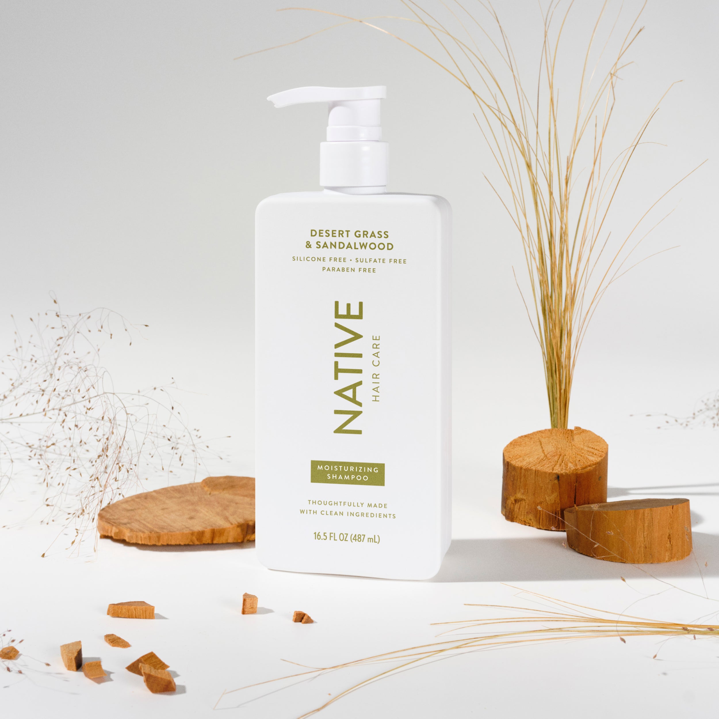 Moisturizing Shampoo Classic Desert Grass and Sandalwood 16.5oz Daily Routine