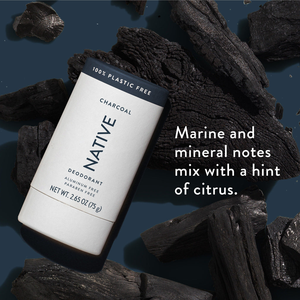 Plastic Free Deodorant Stick Classic Charcoal 2.65oz Daily Routine