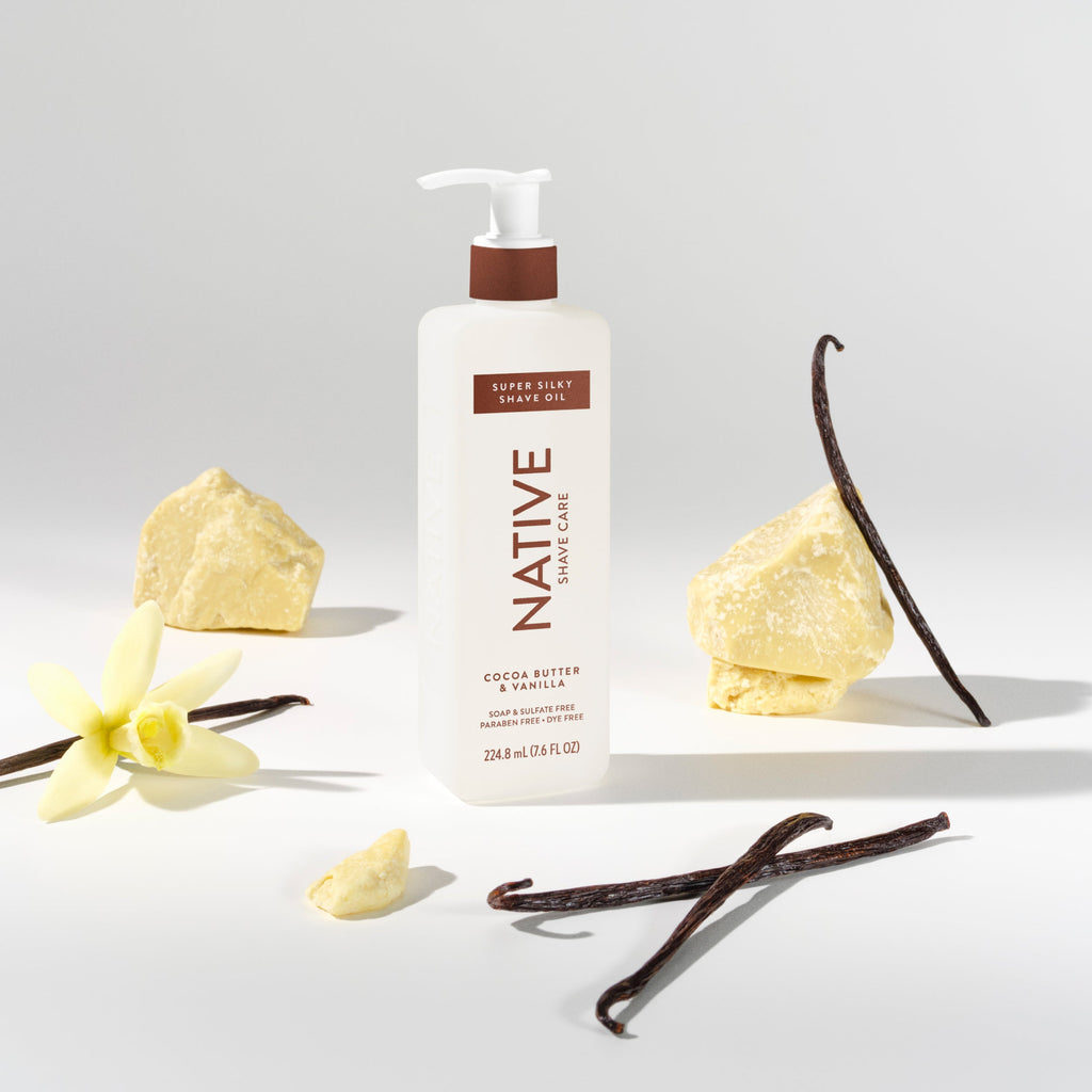 Silky Smooth Shave Oil Classic Cocoa Butter and Vanilla 7.6oz Daily Routine