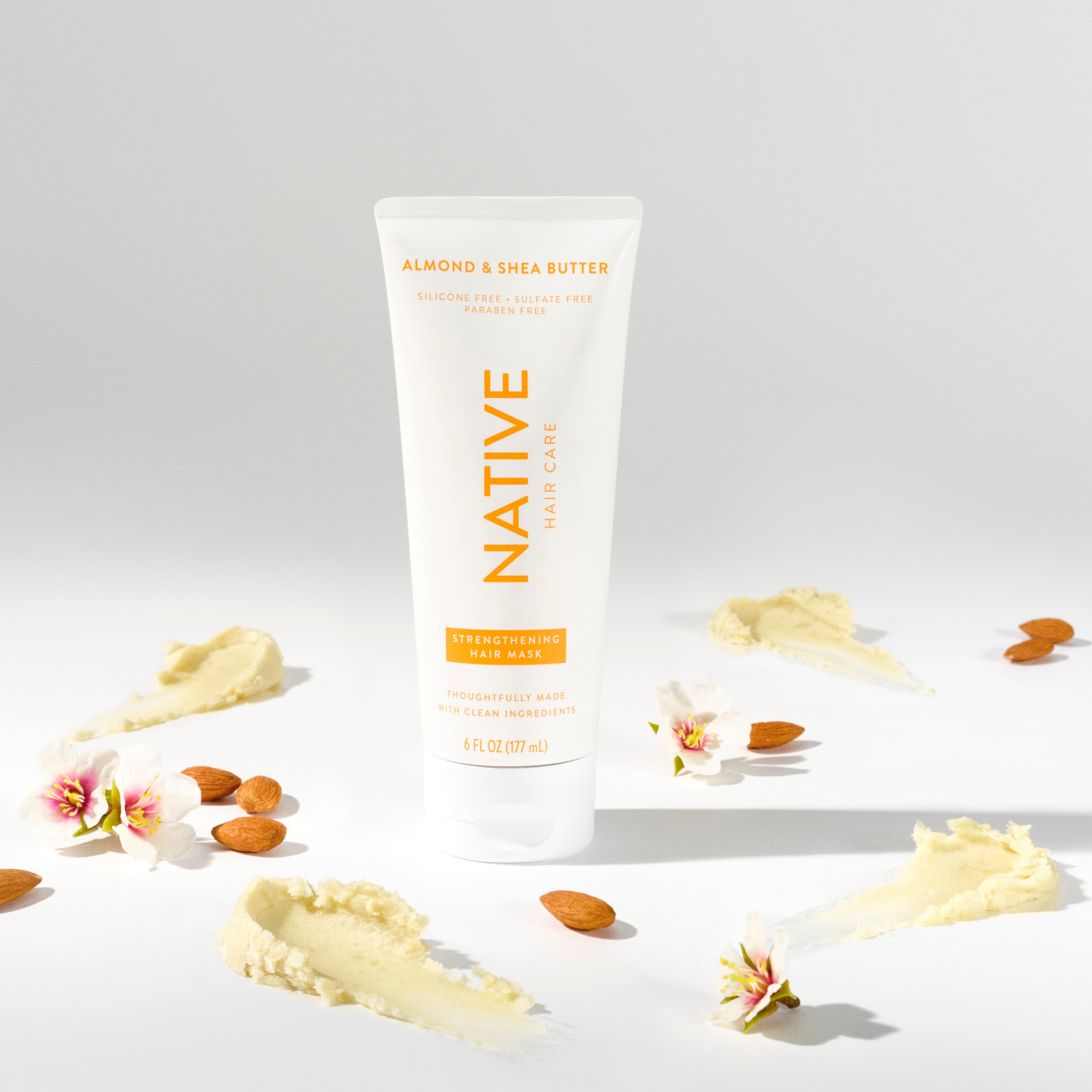 Strengthening Hair Mask Classic Almond and Shea Butter 6oz Daily Routine