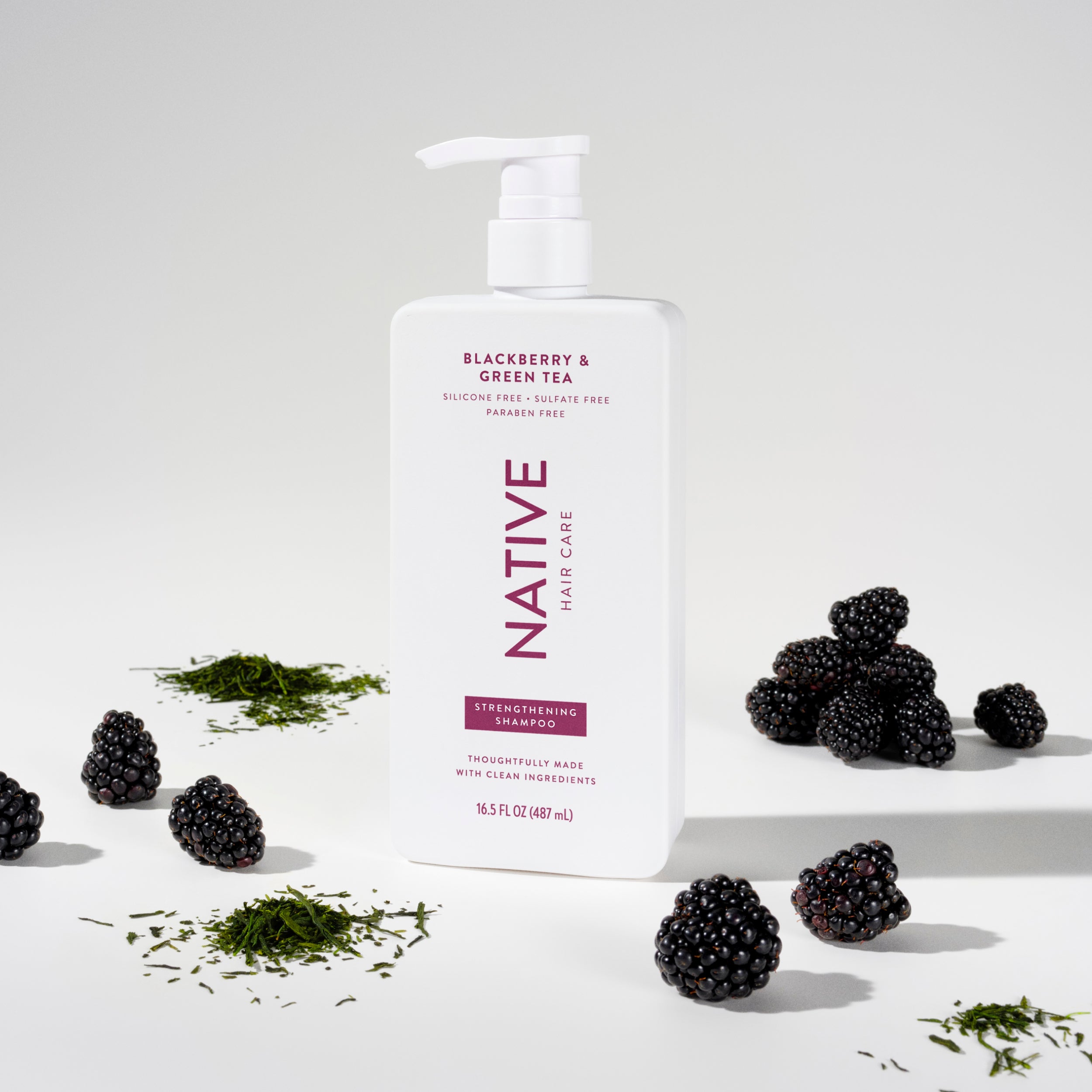 Strengthening Shampoo Classic Blackberry and Green Tea 16.5oz Daily Routine