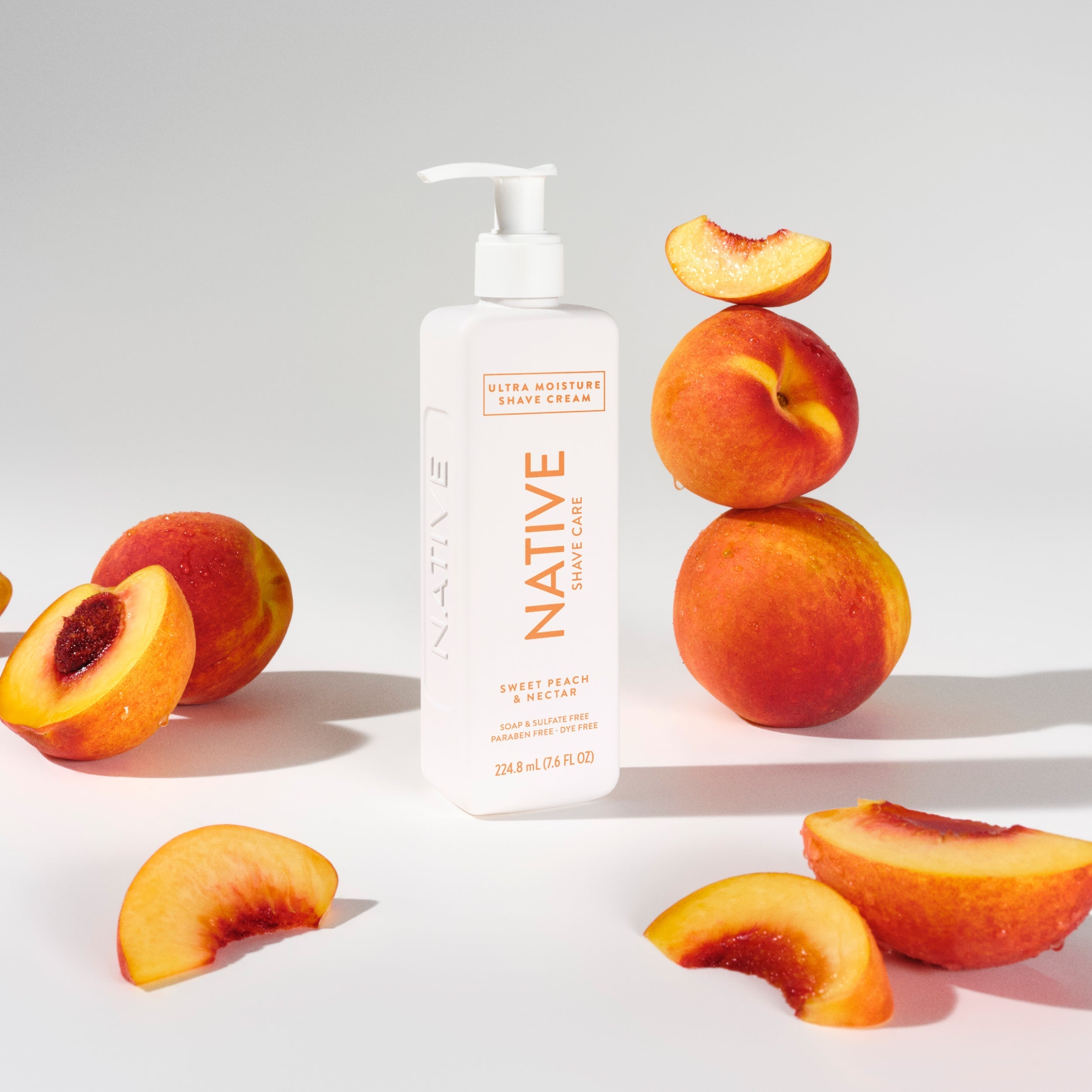 Ultra Moisture Shave Cream Classic Sweet Peach and Nectar 7.6oz Daily Routine