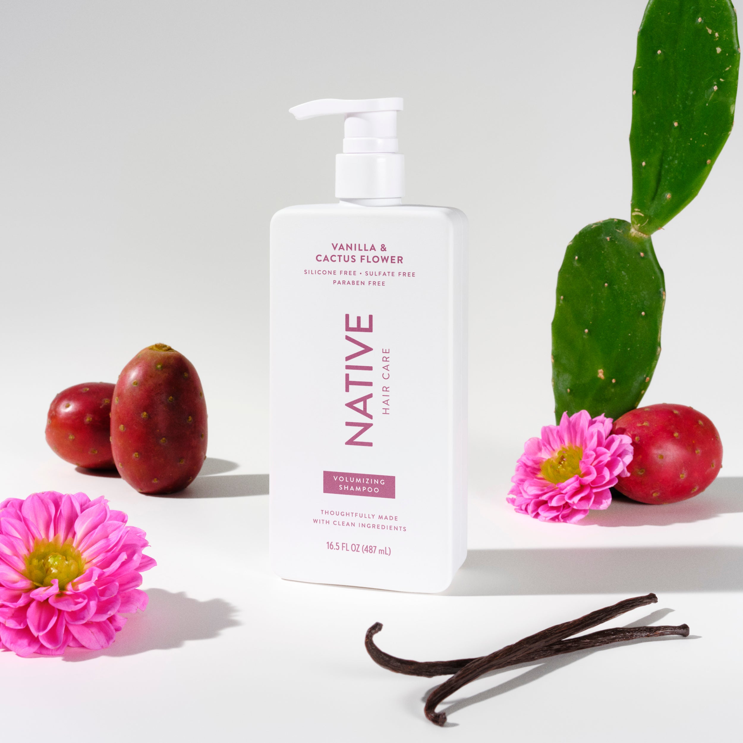 Volumizing Shampoo Classic Vanilla and Cactus Flower 16.5oz Daily Routine