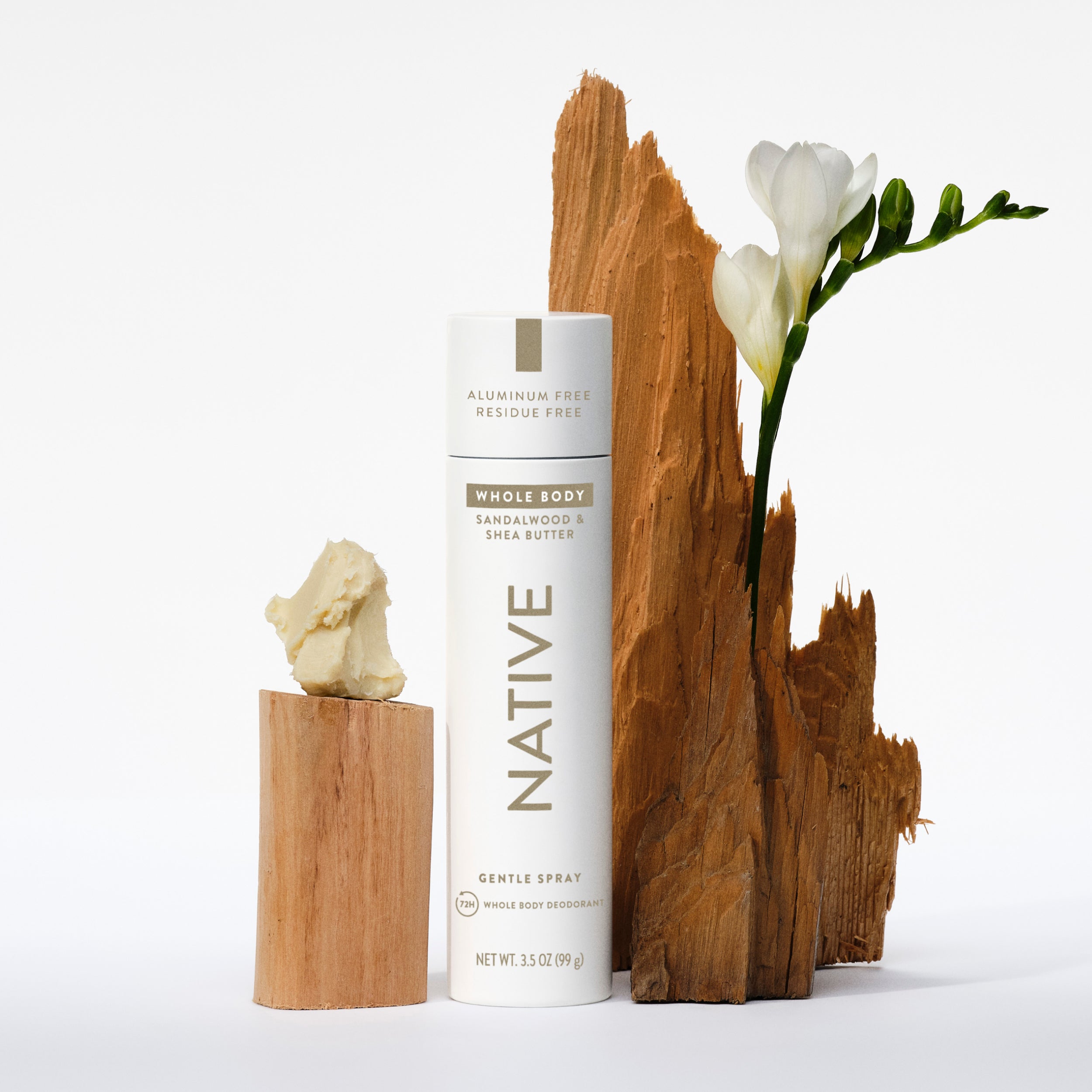 Whole Body Deodorant Spray Classic Sandalwood and Shea Butter 3.5oz Daily Routine
