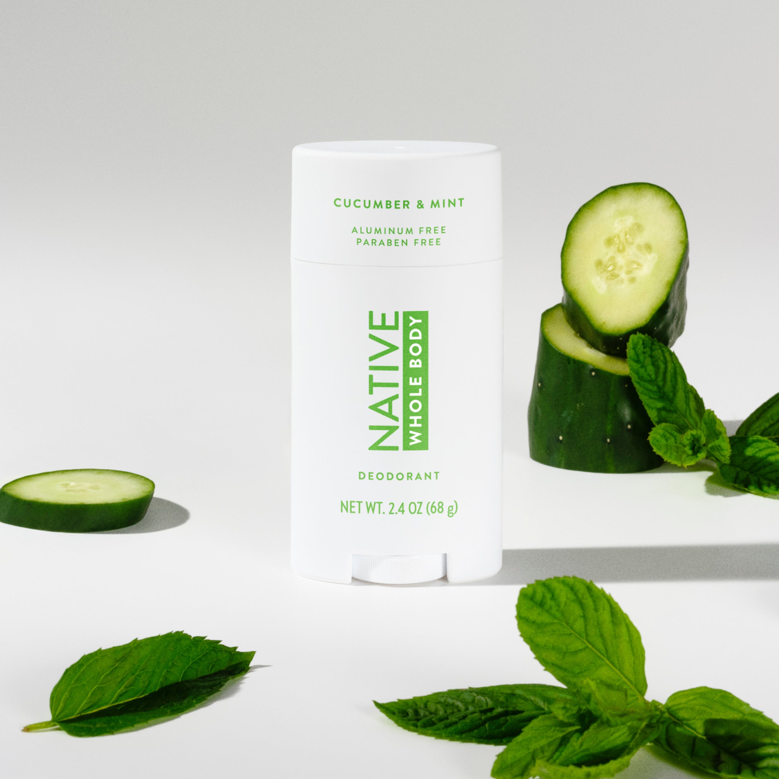 Whole Body Deodorant Stick Classic Cucumber and Mint 2.4oz Daily Routine