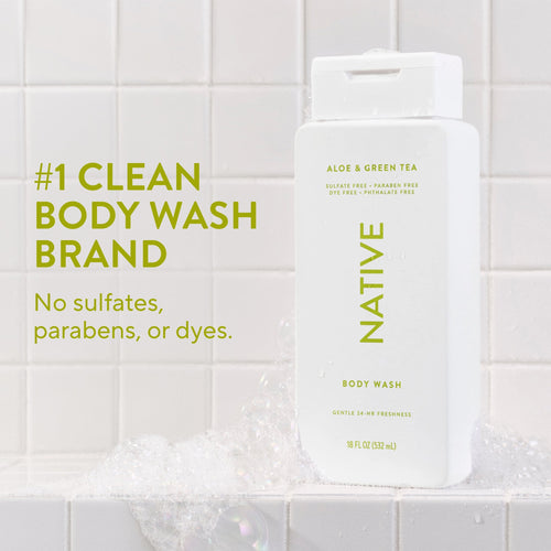 Body Wash Classic Aloe and Green Tea 18oz Daily Routine