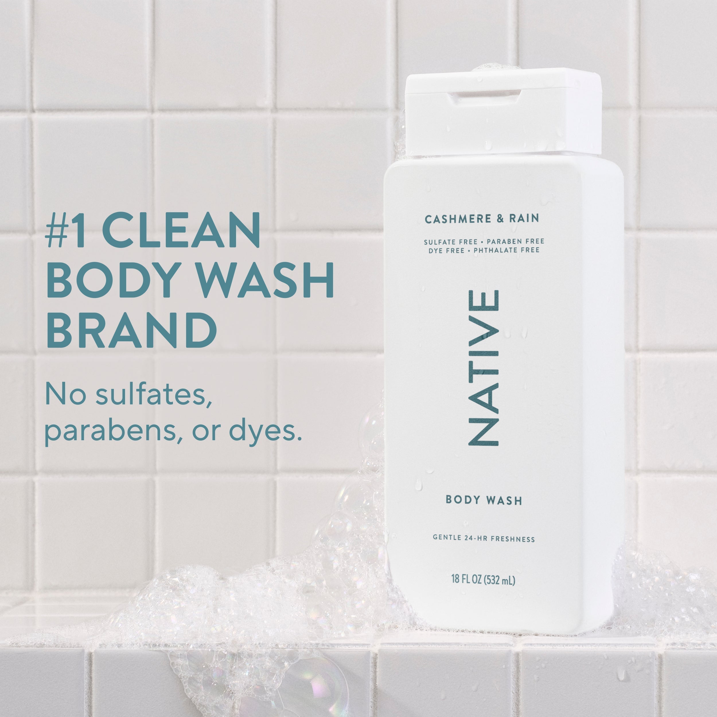Body Wash Classic Cashmere and Rain 18oz Daily Routine