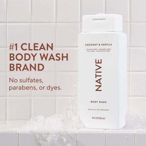 Body Wash Classic Coconut and Vanilla 18oz Daily Routine