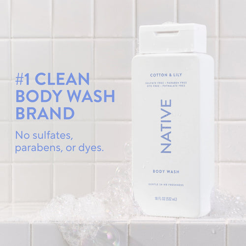 Body Wash Classic Cotton and Lily 18oz Daily Routine