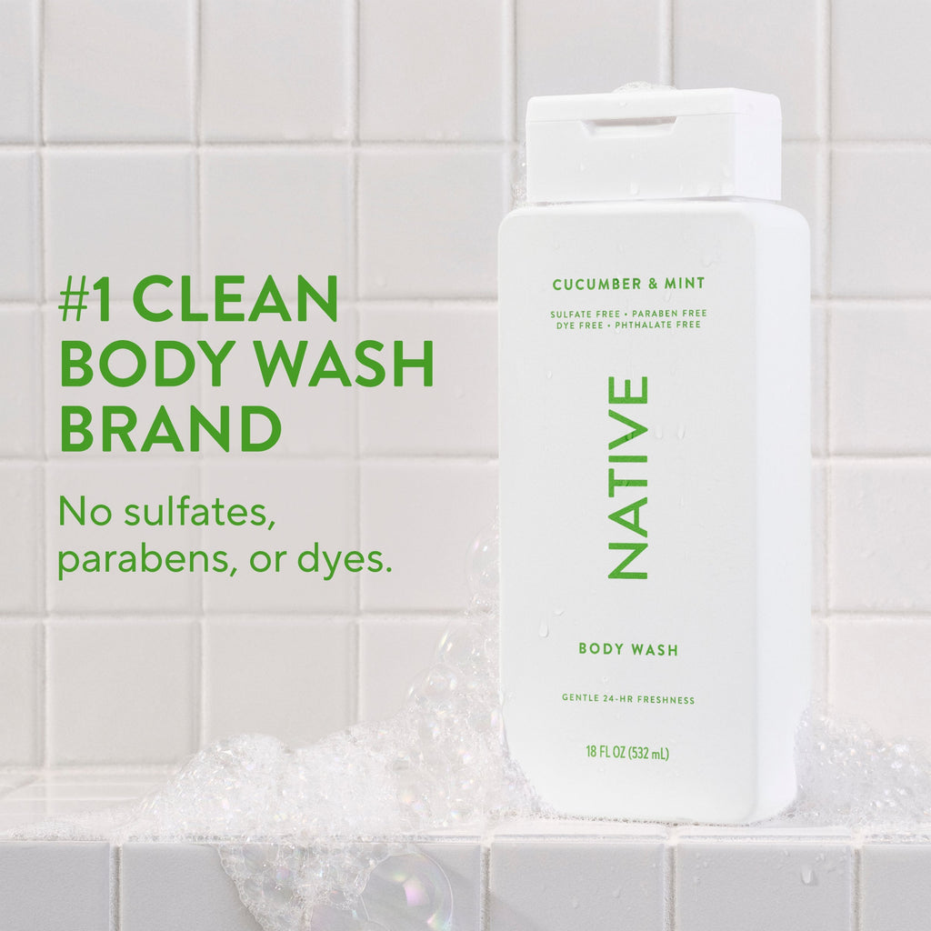 Body Wash Classic Cucumber and Mint 18oz Daily Routine