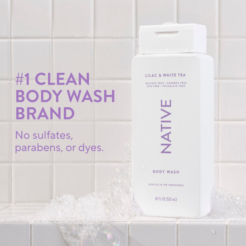 Body Wash Classic Lilac and White Tea 18oz Daily Routine