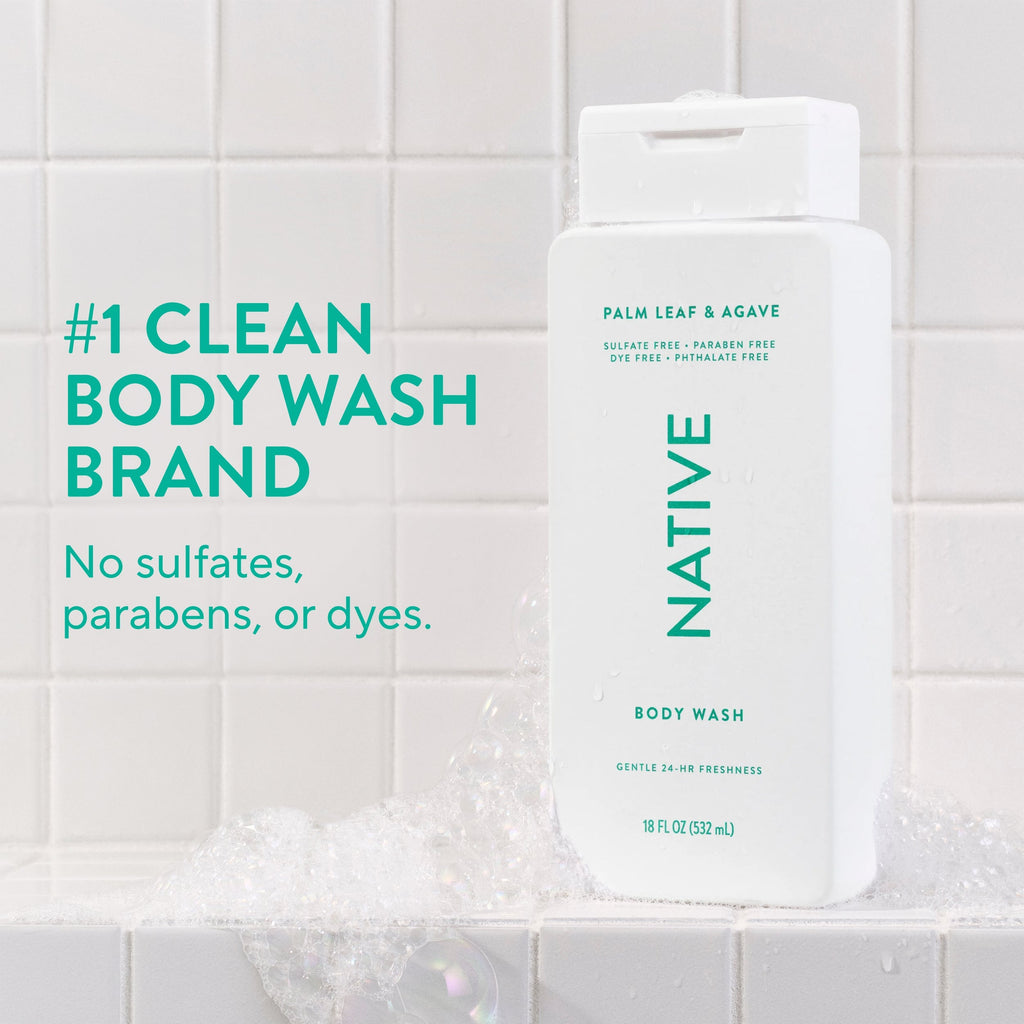 Body Wash Classic Palm Leaf and Agave 18oz Daily Routine
