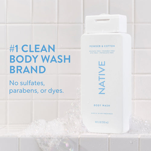 Body Wash Classic Powder and Cotton 18oz Daily Routine