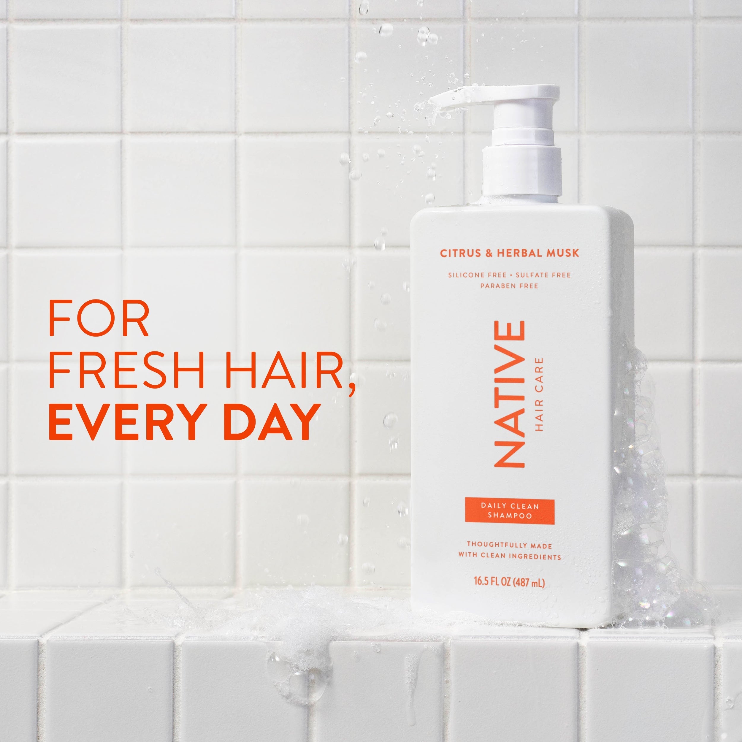 Daily Clean Shampoo Classic Citrus and Herbal Musk 16.5oz Daily Routine