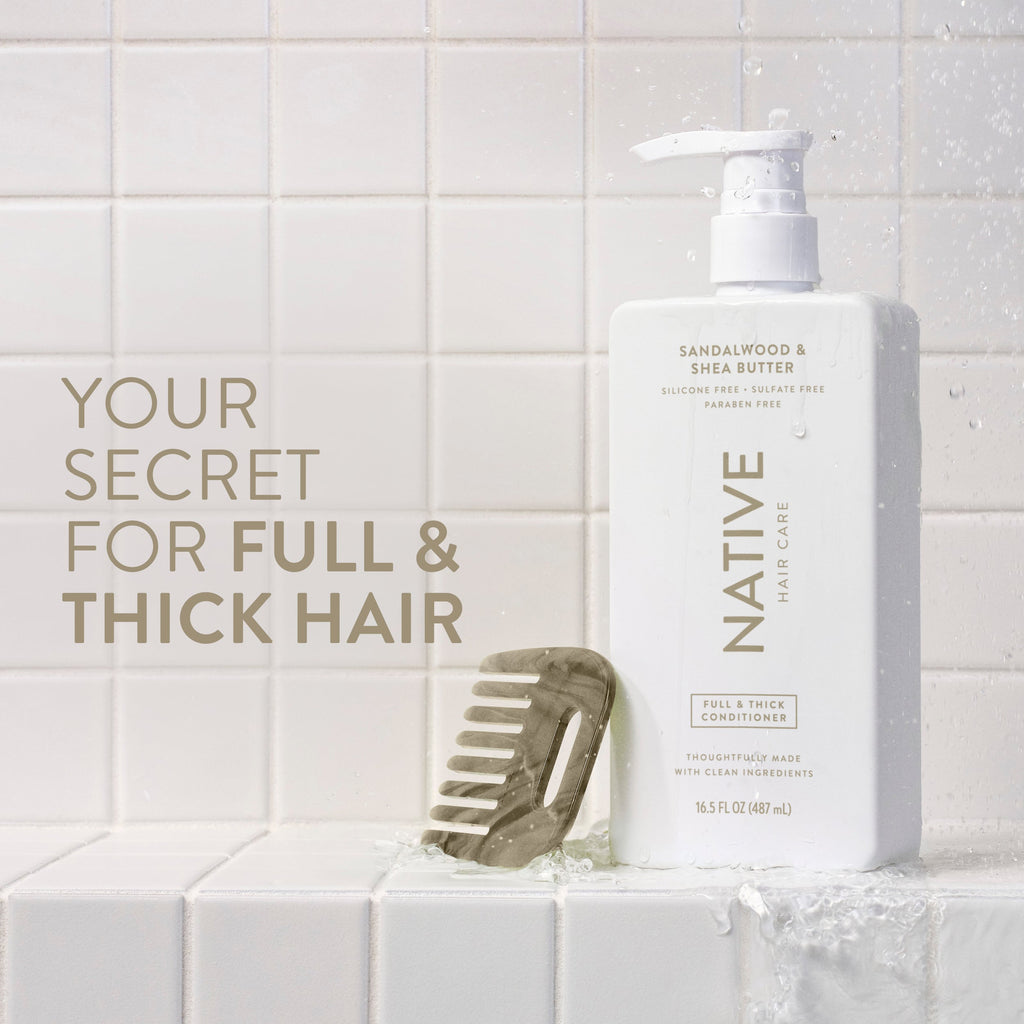 Full and Thick Conditioner Classic Sandalwood and Shea Butter 16.5oz Daily Routine