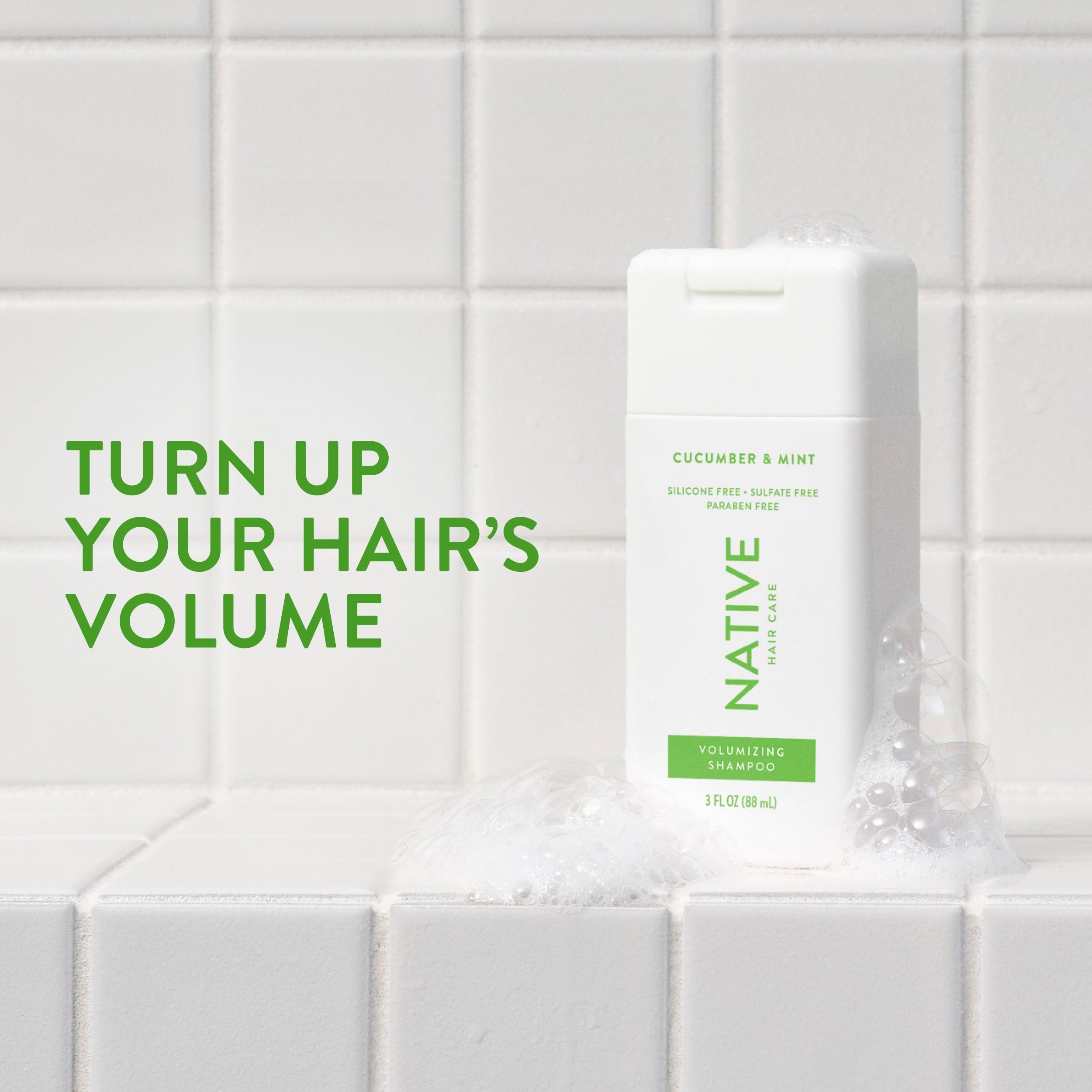 Mini Volumizing Shampoo Classic Cucumber and Mint 3oz Daily Routine