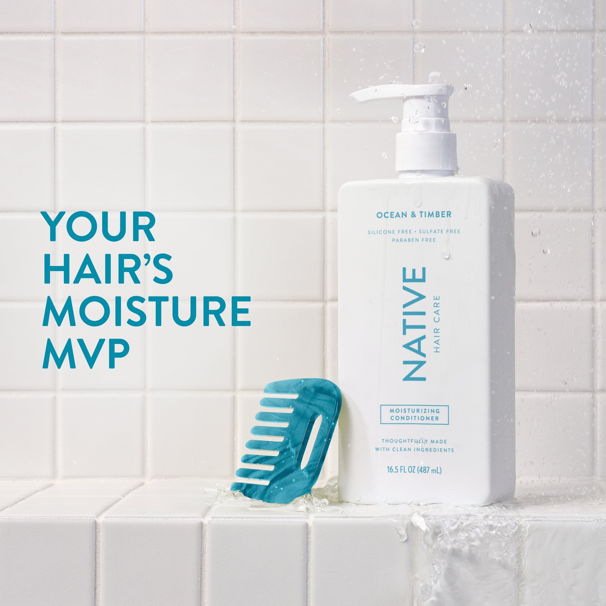 Moisturizing Conditioner Classic Ocean and Timber 16.5oz Daily Routine