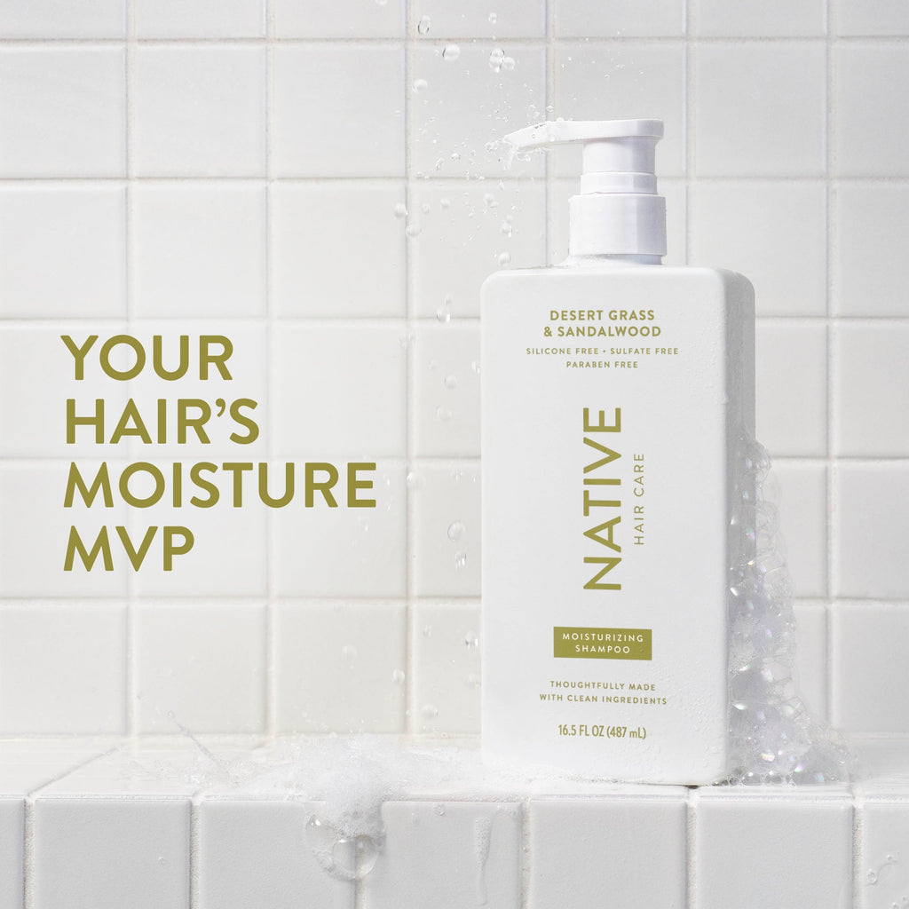 Moisturizing Shampoo Classic Desert Grass and Sandalwood 16.5oz Daily Routine
