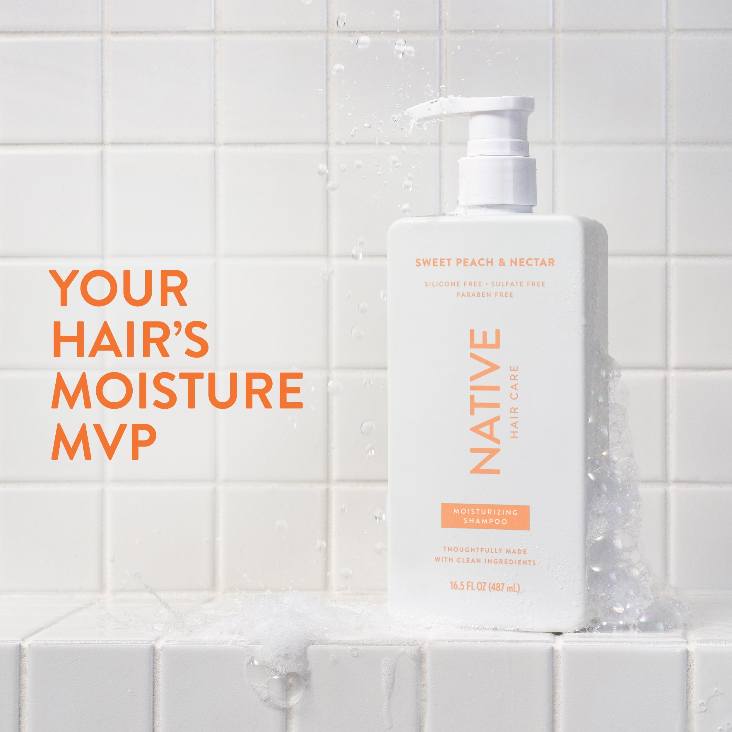 Moisturizing Shampoo Classic Sweet Peach and Nectar 16.5oz Daily Routine