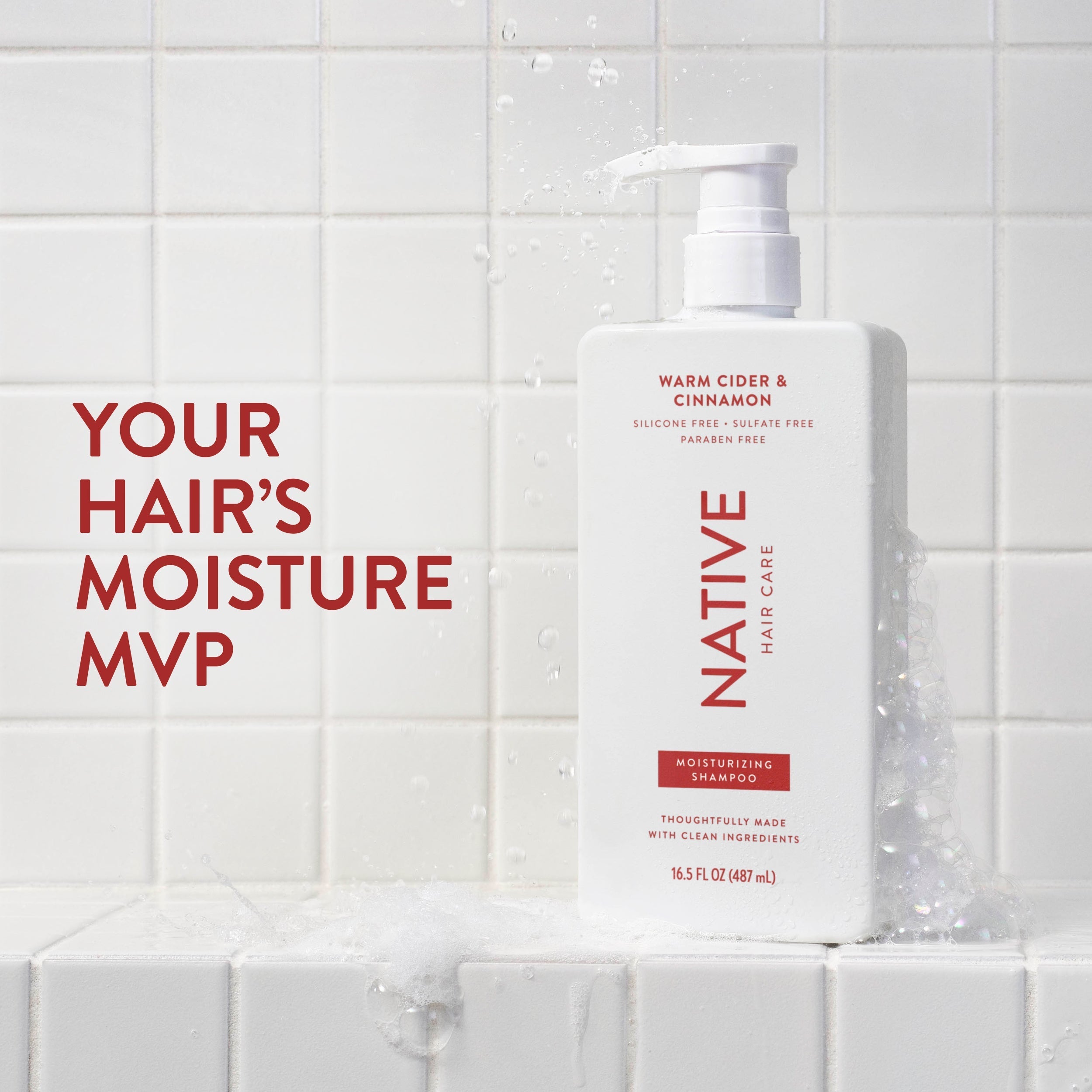 Moisturizing Shampoo Classic Warm Cider and Cinnamon 16.5oz Daily Routine