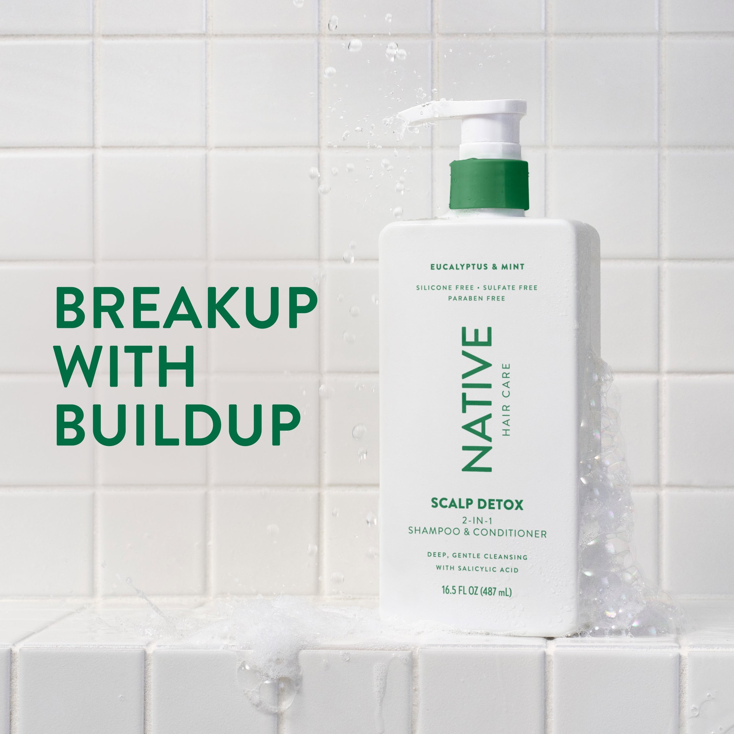 Scalp Clarifying 2 in 1 Shampoo and Conditioner Classic Eucalyptus and Mint 16.5oz Daily Routine