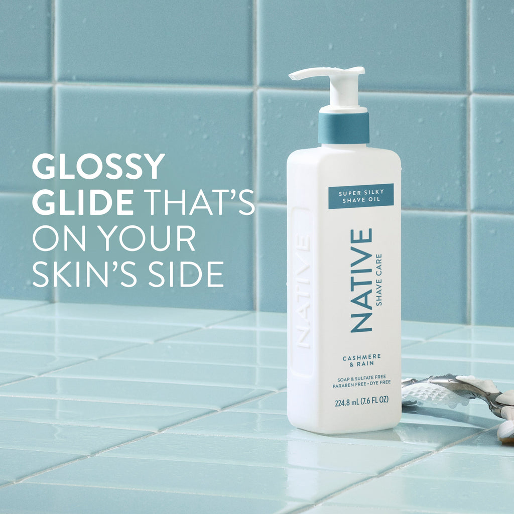 Silky Smooth Shave Oil Classic Cashmere and Rain 7.6oz Daily Routine